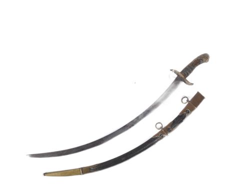 A 19th Century 1803 pattern British Infantry Flank Officers sword / sabre.&nbsp;The sword having a lions head to the pommel a