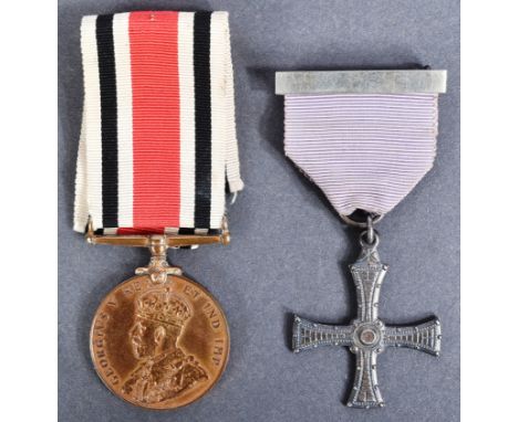 A George V Faithful Service In The Special Constabulary Police medal awarded to one Thomas E. Ragley. With original ribbon. A