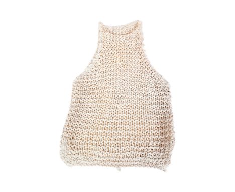 A WWII Second World War British Airborne / Assault Troops string vest. These vests were issued to some aircrews as an escape 