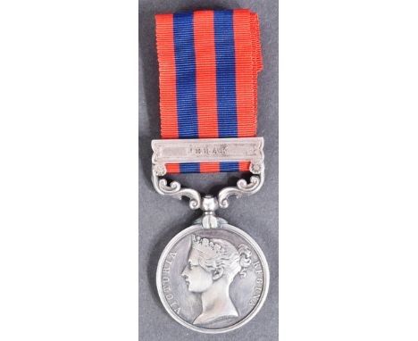 A 19th Century Indian General Service medal with Perak War clasp.&nbsp;The obverse bears a left facing effigy of Queen Victor