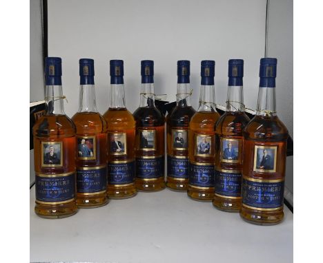 8 bottles(1 signed by John Major) Fifteen Years Old Premiers Finest Blended Scotch Whisky, Prime Ministers of Great Britain (