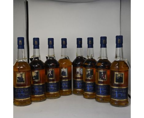 8 bottles of Fifteen Year Old Premiers finest blended scotch whiskey, Prime Ministers of Great Britain (40% Vol 70cl  bottles