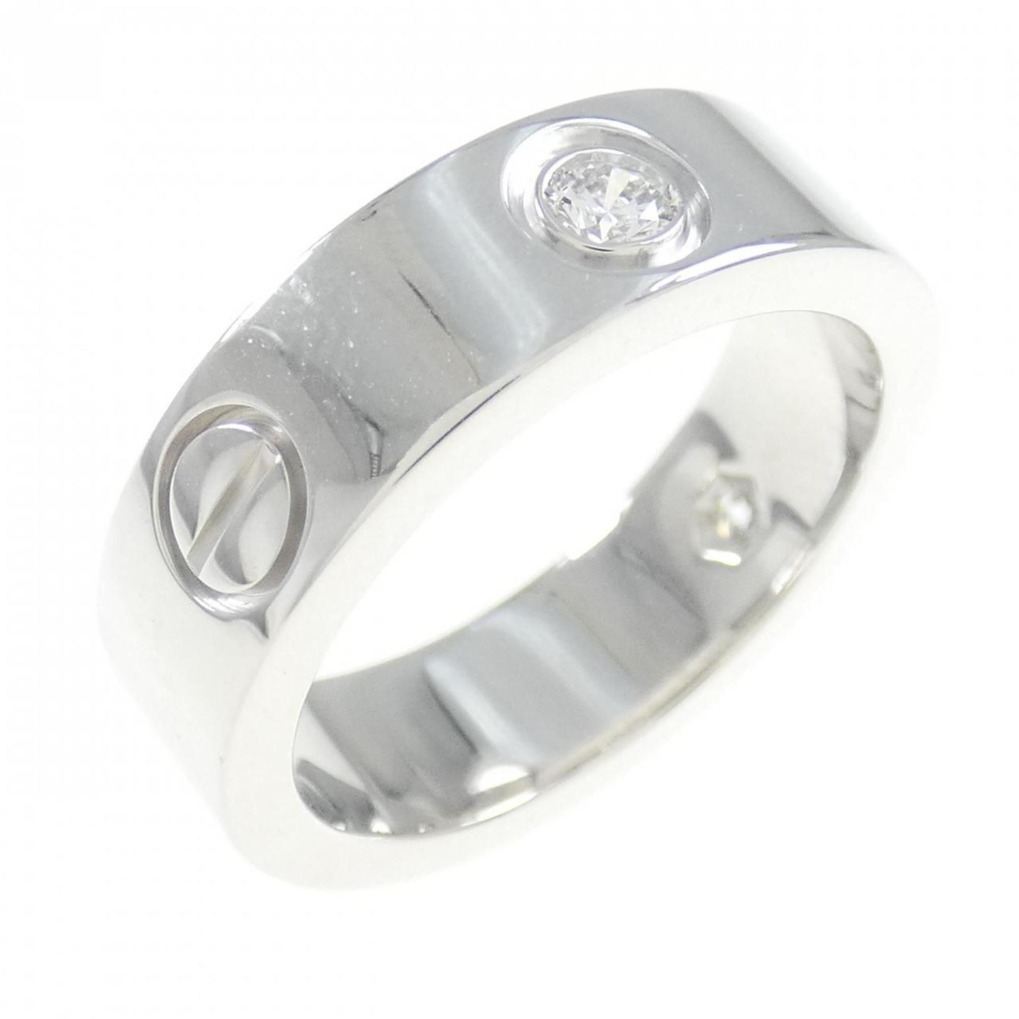 Cartier Love Half Diamond Ring