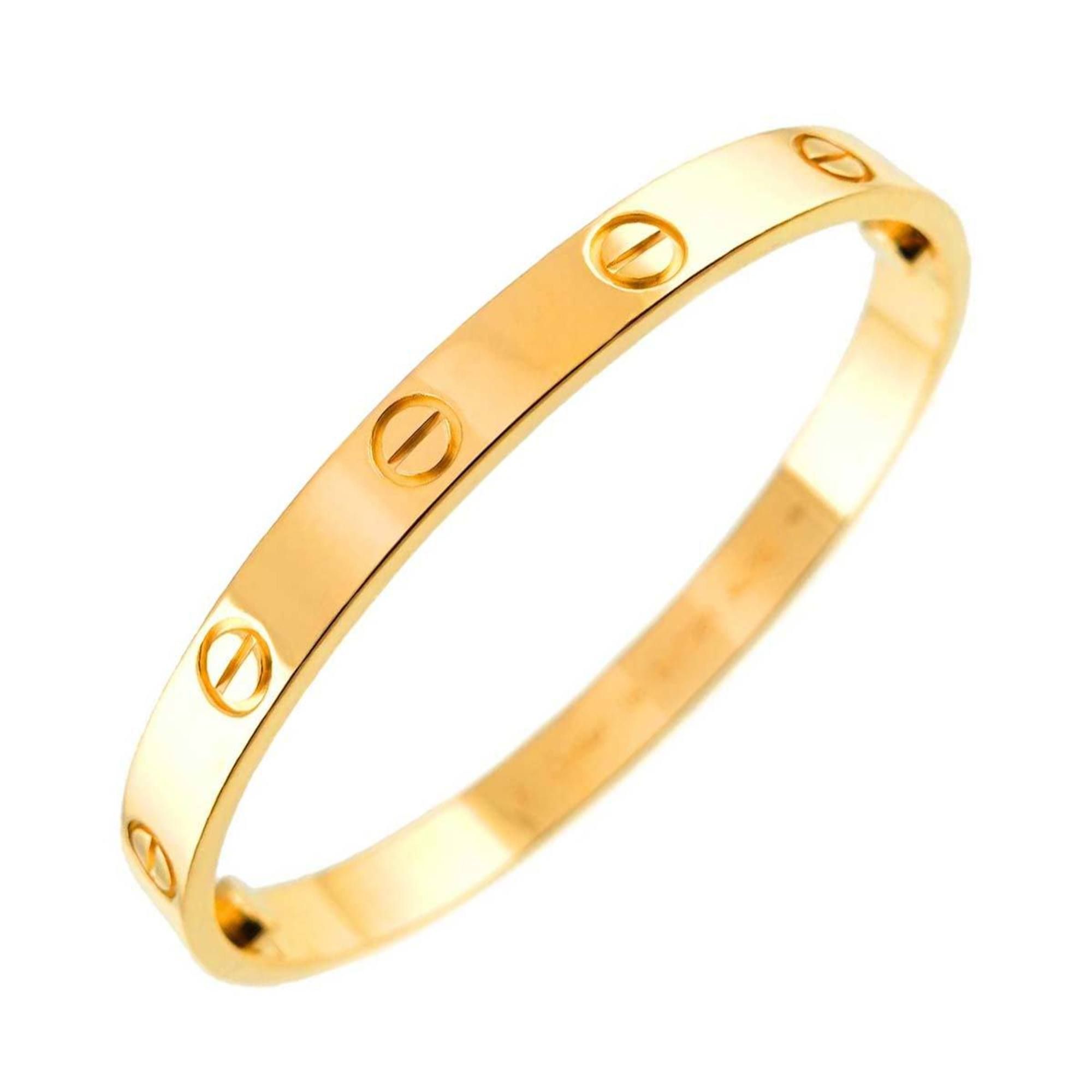Cartier Love Bracelet #20 K18 YG Yellow Gold 750 Bangle