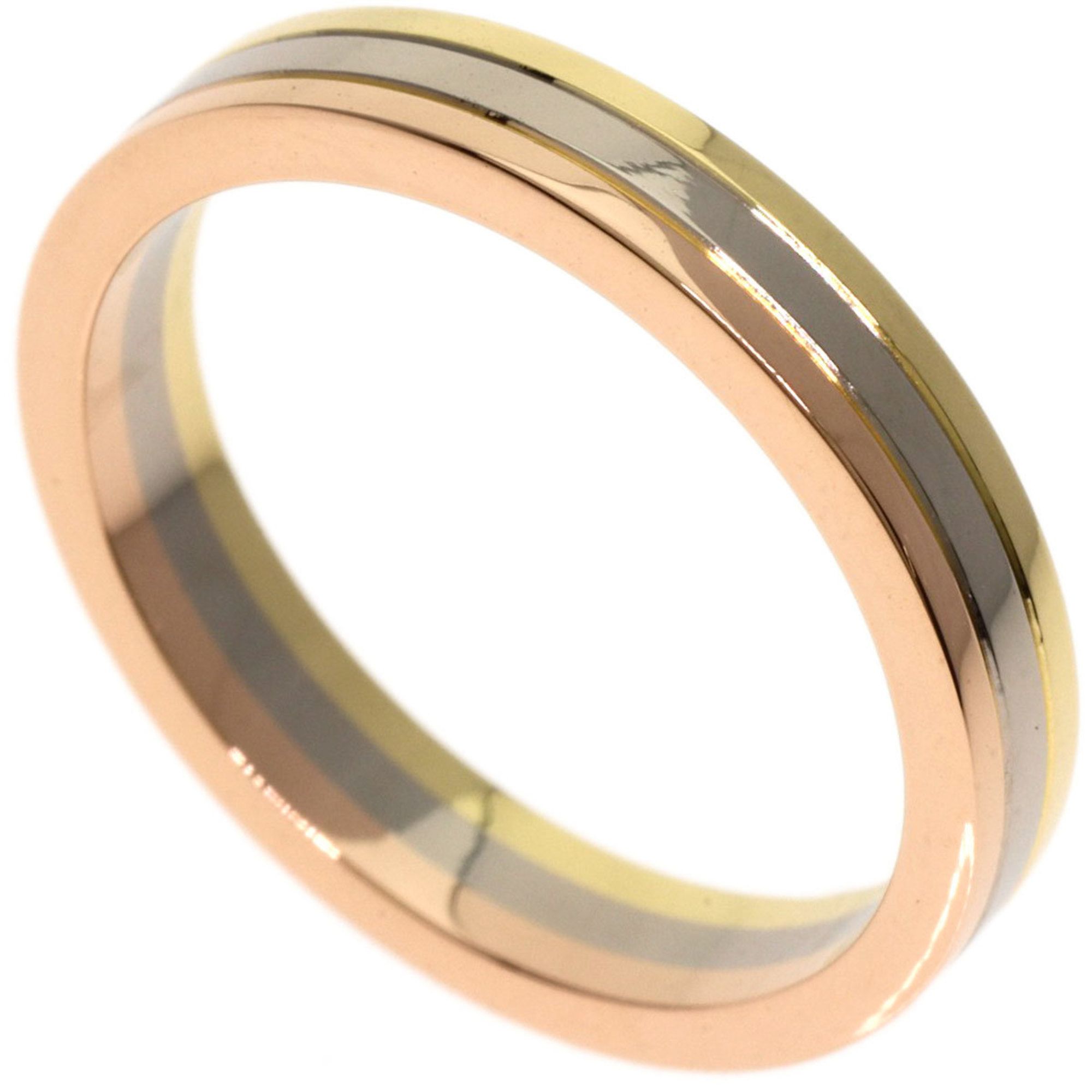 Cartier Three Color #53 Ring, K18 Yellow Gold, K18WG, K18PG, Women's, CARTIER