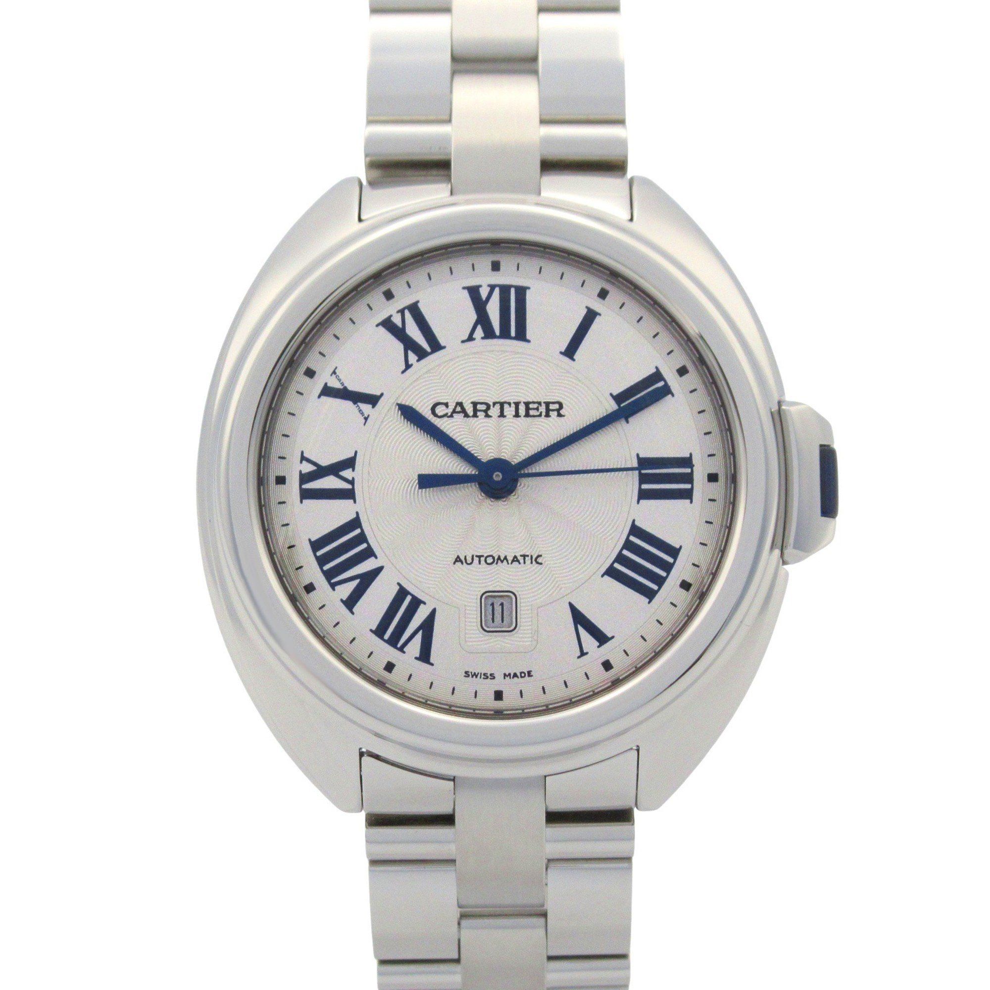 CARTIER Clé de Cartier SM Wristwatch Stainless Steel Ladies Silver WSCL0005