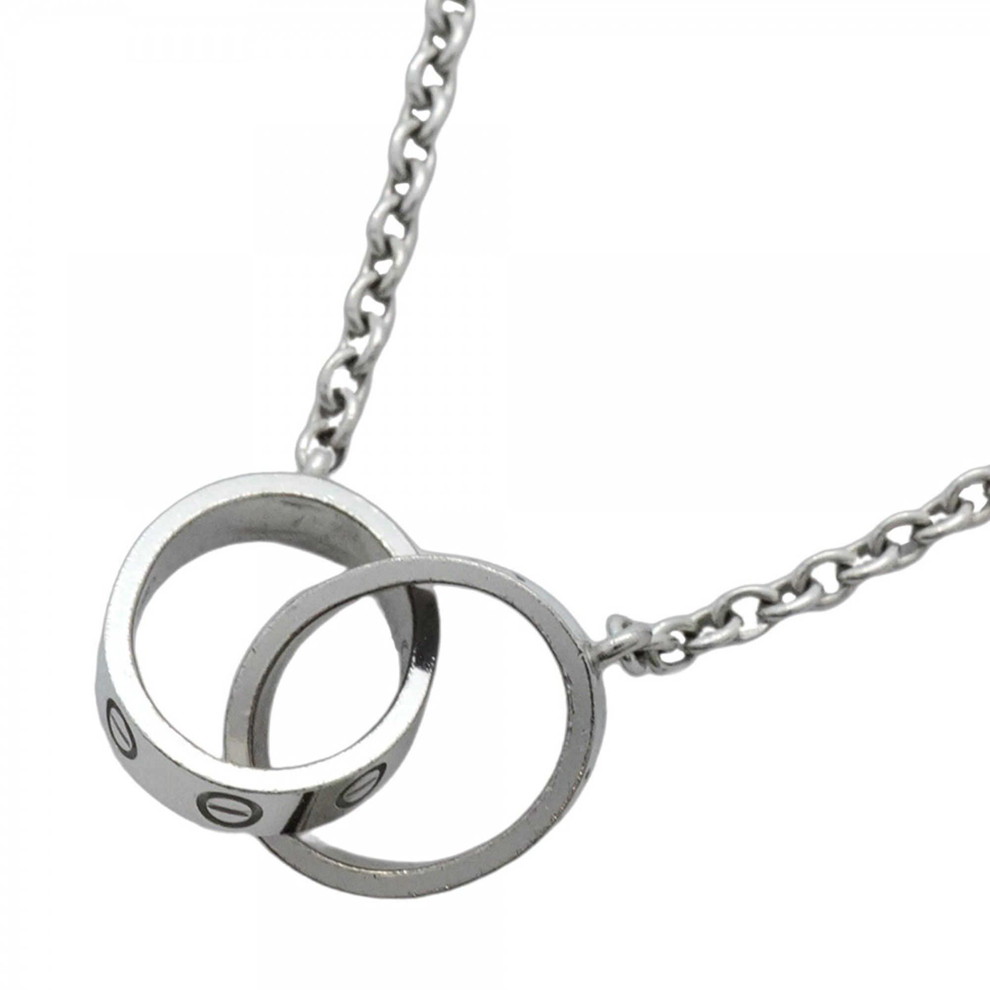 Cartier Necklace Baby Love 18KWG White Gold Ladies