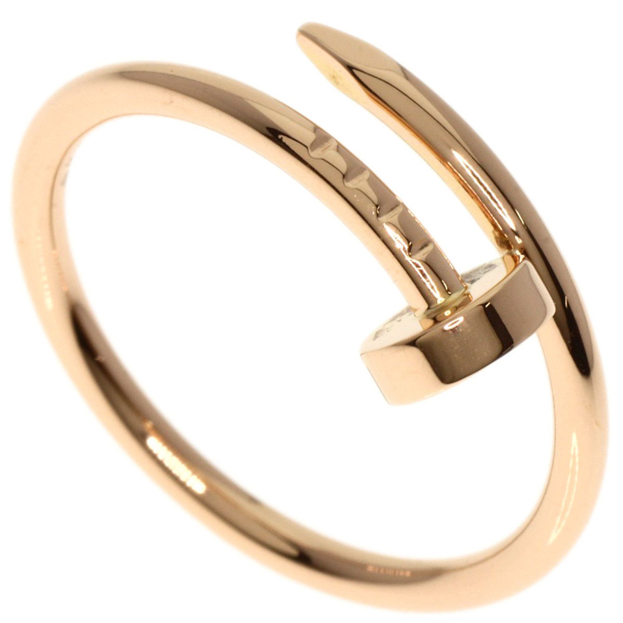 Cartier Juste un Clou SM #54 Ring, 18K Pink Gold, Women's, CARTIER
