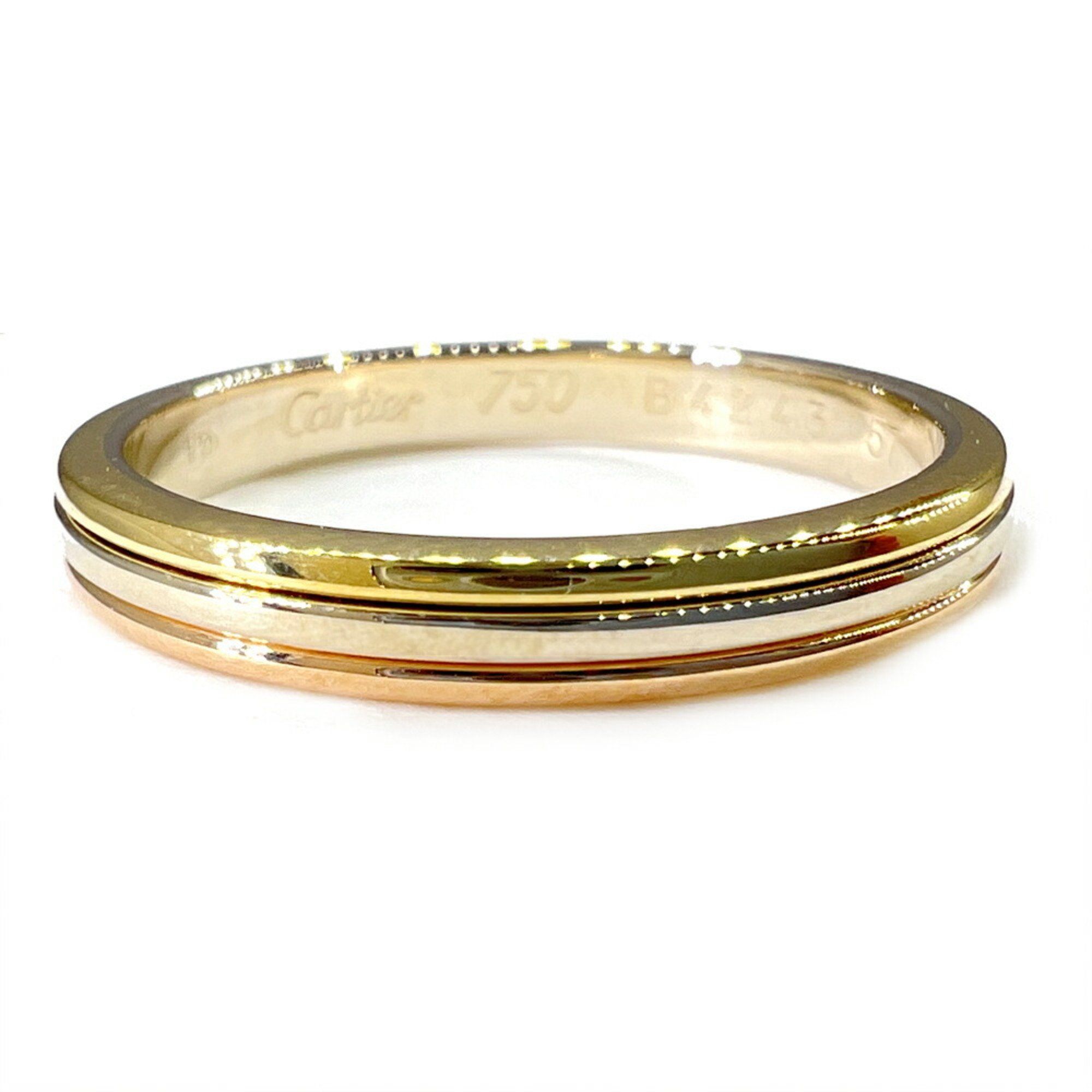 CARTIER Cartier Ring K18YG Three Color #57 Yellow Gold for Men and Women 18YG WG PG