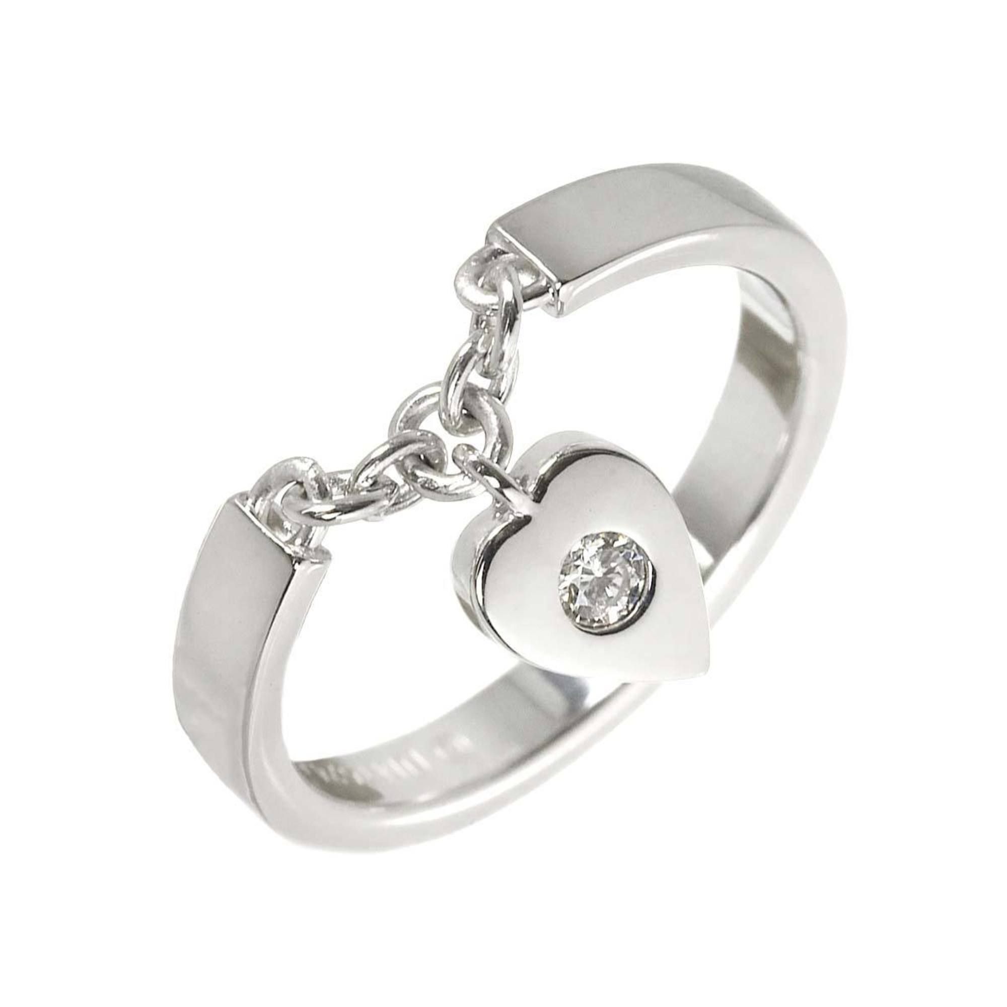 Cartier Monamour #48 Ring Diamond K18WG White Gold 750 Heart
