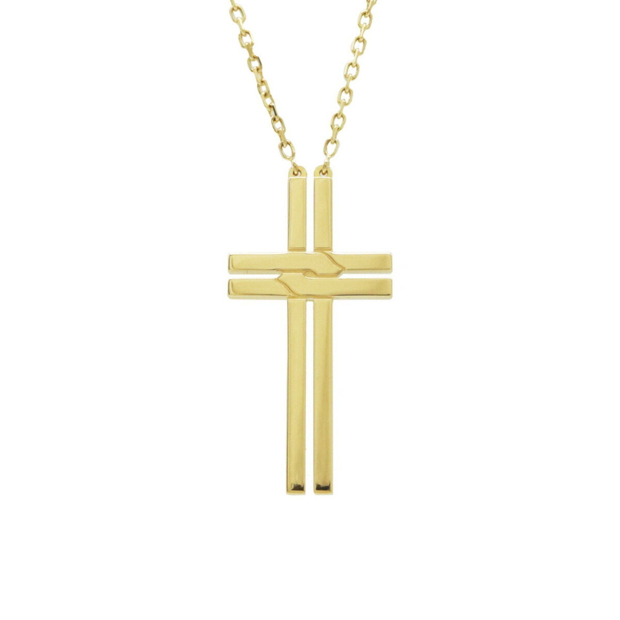Cartier Cross motif necklace pendant in 18K yellow gold
