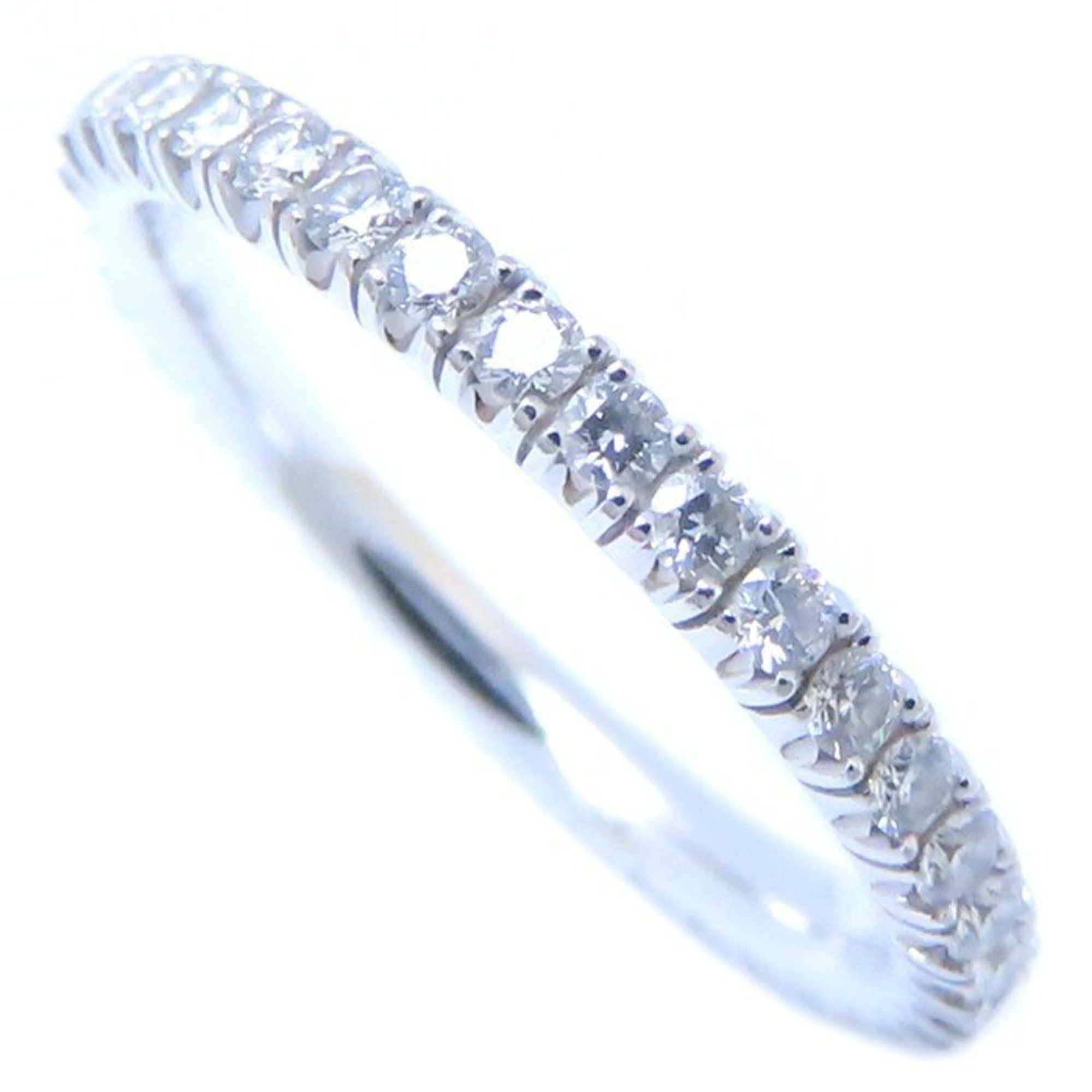CARTIER Etincel de Cartier Wedding Ring Full Eternity Diamond #50 B4077900 K18WG White Gold 293920