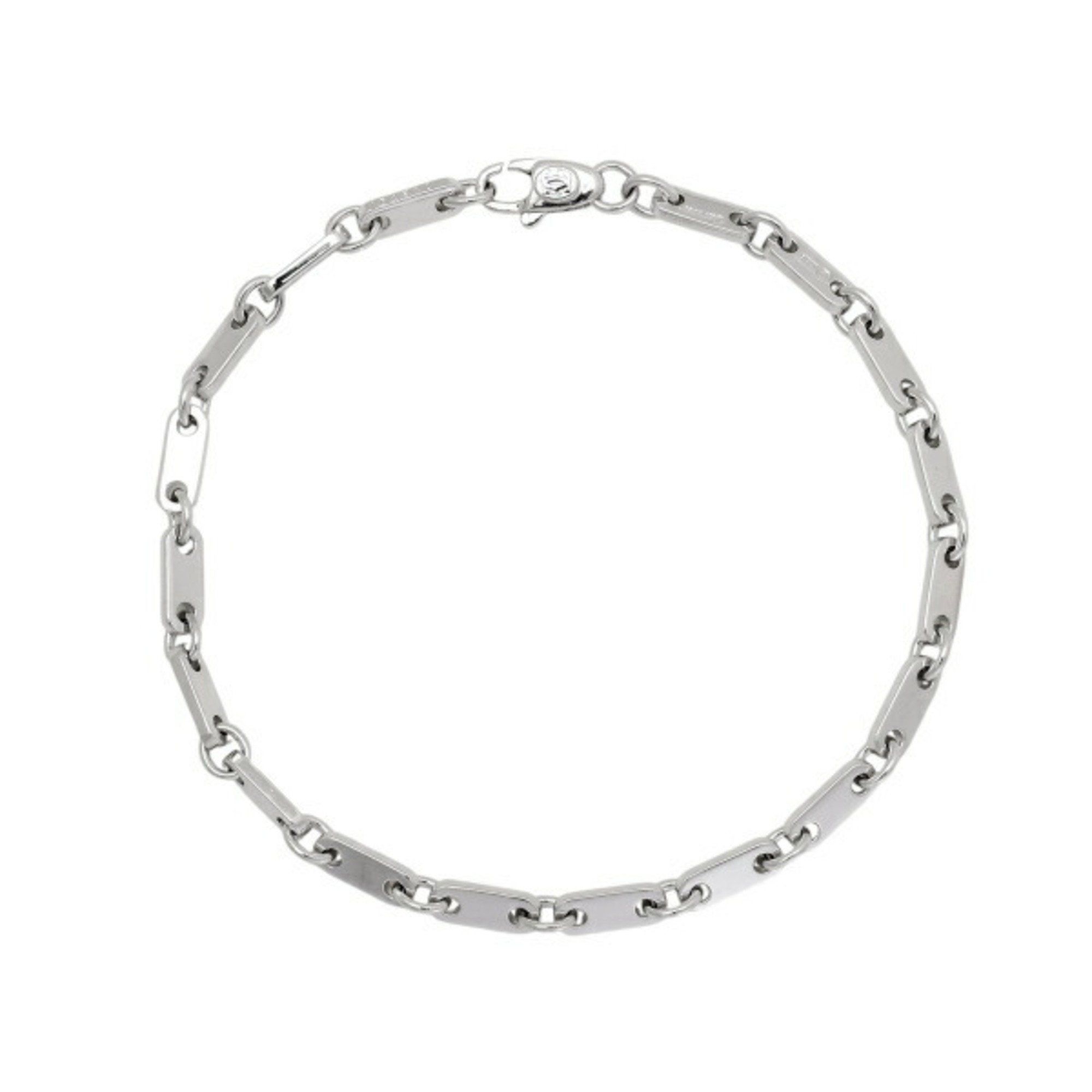 Cartier Figaro 18K white gold bracelet