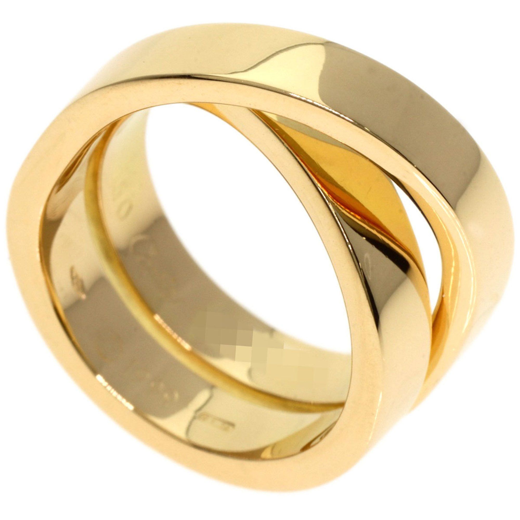 Cartier Paris Ring #50 18K Yellow Gold Women's CARTIER