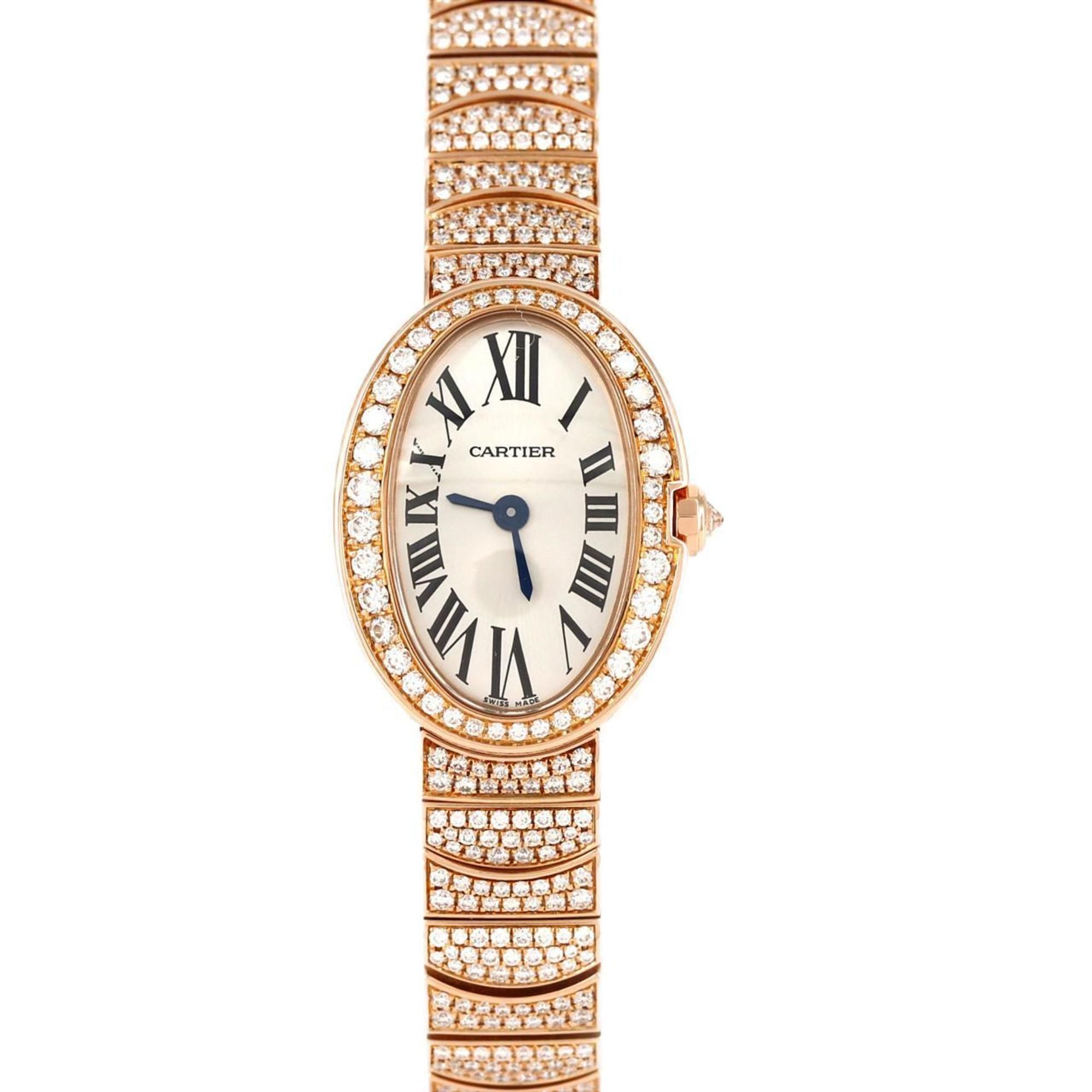 Cartier Mini Baignoire PG D Bracelet HPI00499 PG/RG Wristwatch Quartz