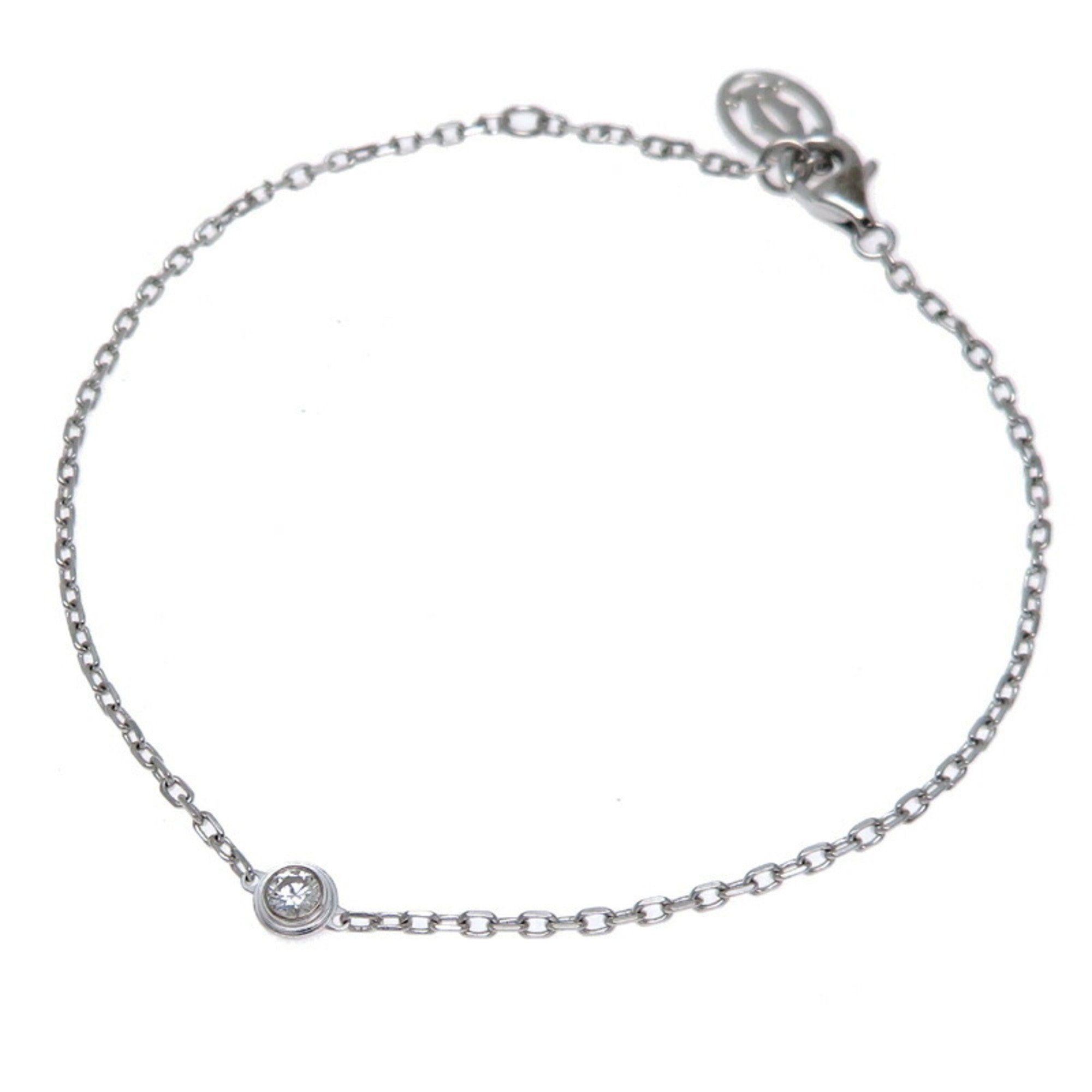 Cartier D'Amour Diamond Women's Bracelet B6037200 750 White Gold