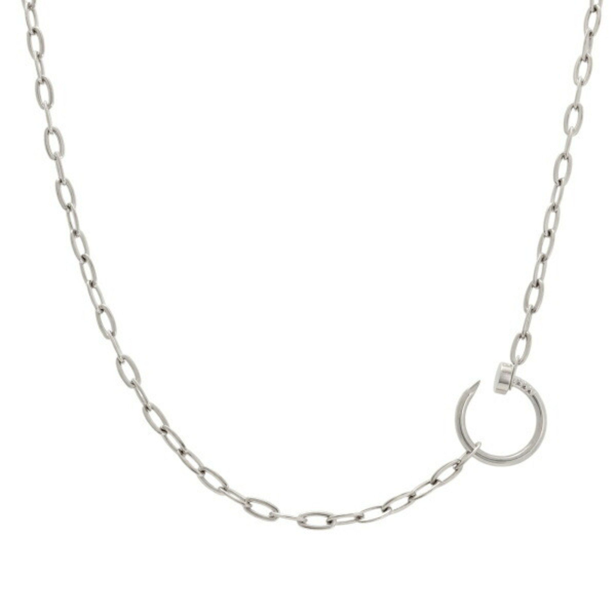 Cartier Juste un Clou 18K white gold necklace