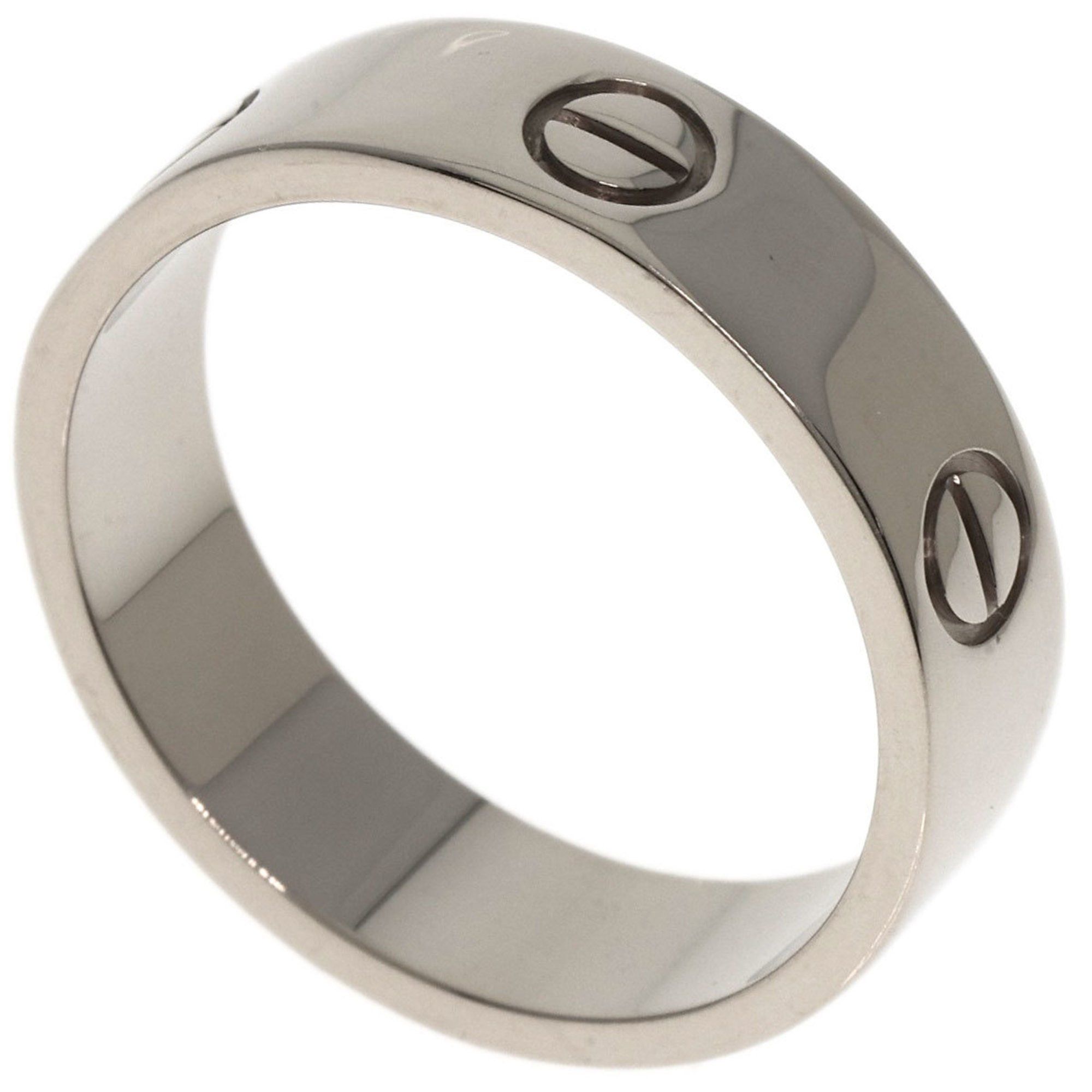 Cartier Love Ring #62 Ring, 18K White Gold, Women's, CARTIER