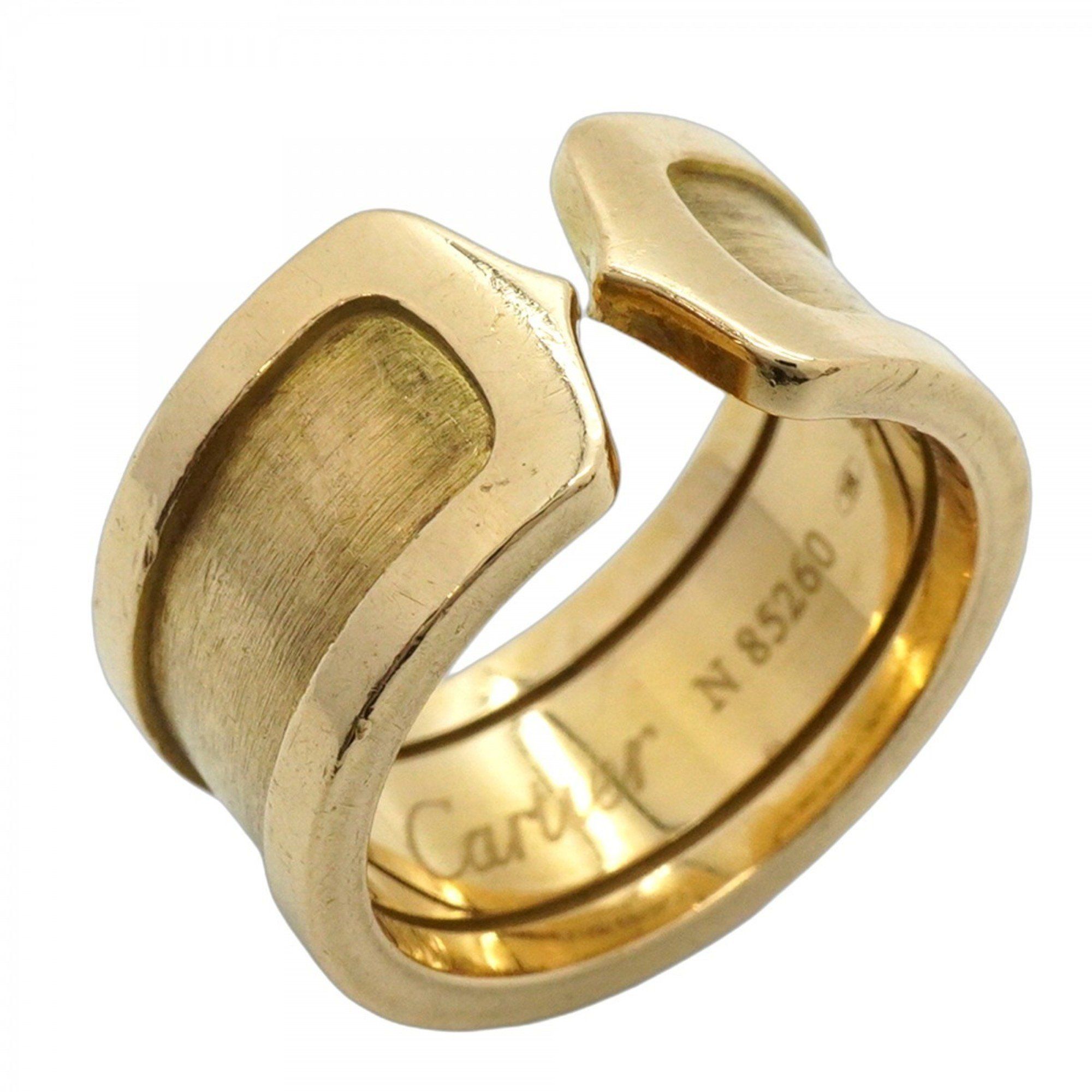 Cartier Ring C2 18KYG Yellow Gold #53 Ladies