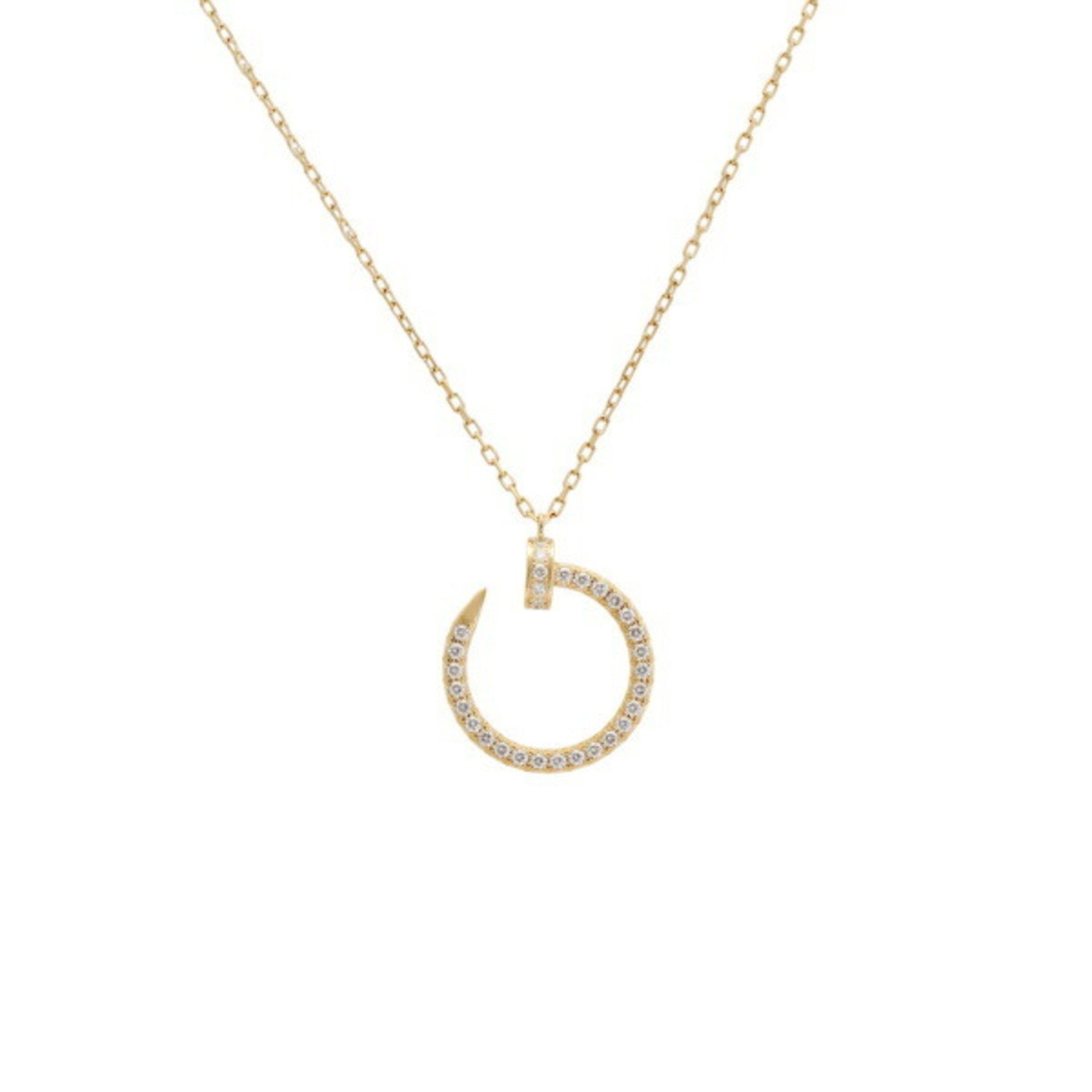 Cartier Juste un Clou diamond and 18K yellow gold necklace