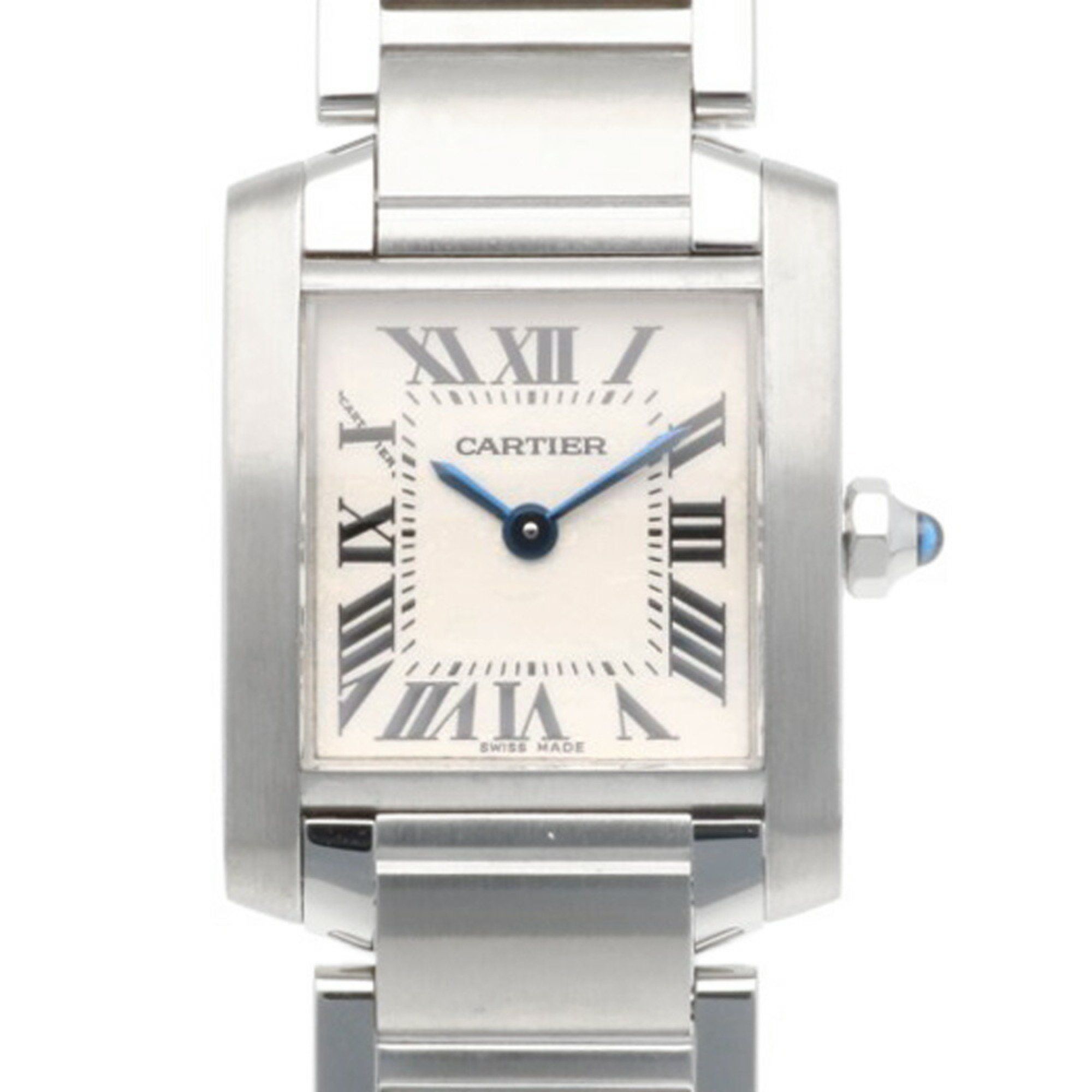Cartier Tank Francaise SM Watch Stainless Steel 2384 Quartz Ladies CARTIER