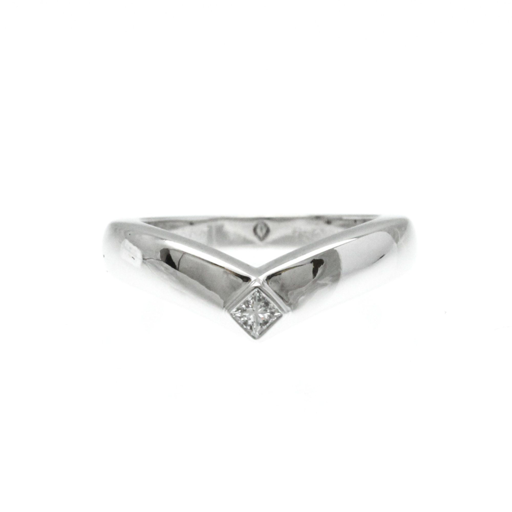 Cartier Triandre Ring White Gold (18K) Fashion Diamond Band Ring Silver