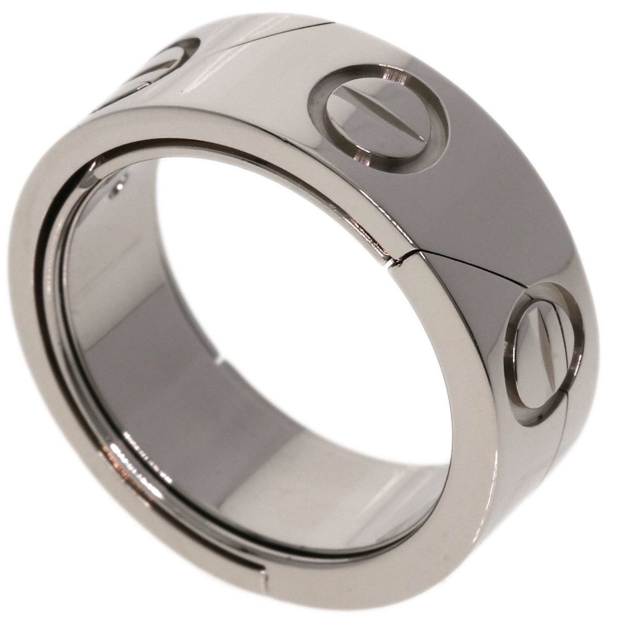 Cartier Astro Love Ring #49, 18K White Gold, Women's