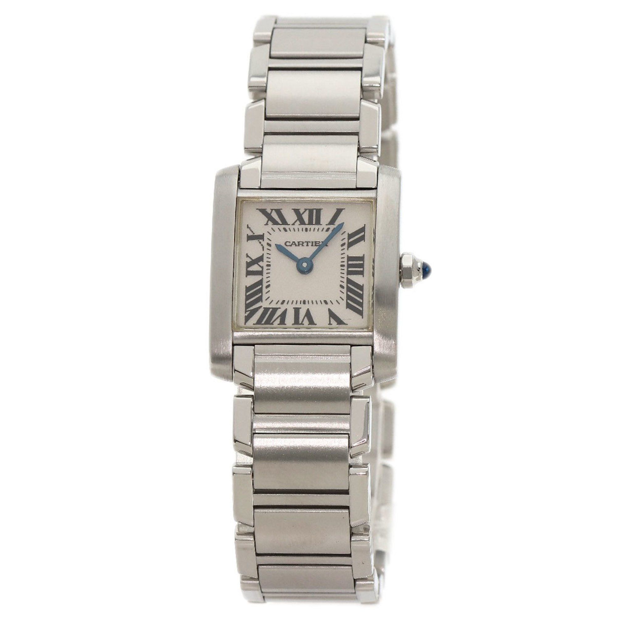 Cartier W51008Q3 Tank Francaise SM Watch Stainless Steel SS Ladies CARTIER