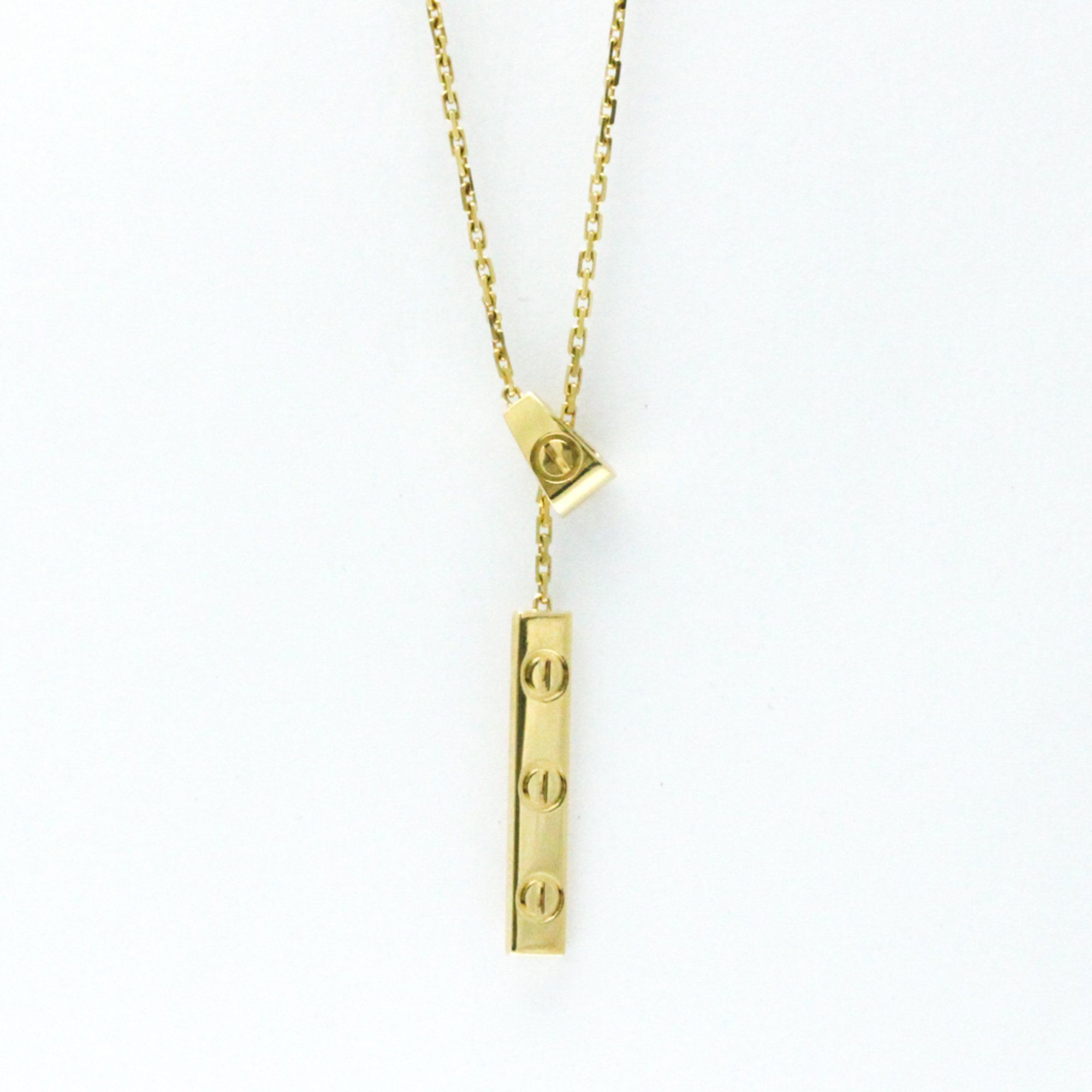 Cartier Love Love Y Shape Necklace Yellow Gold (18K) No Stone Men,Women Fashion Pendant Necklace