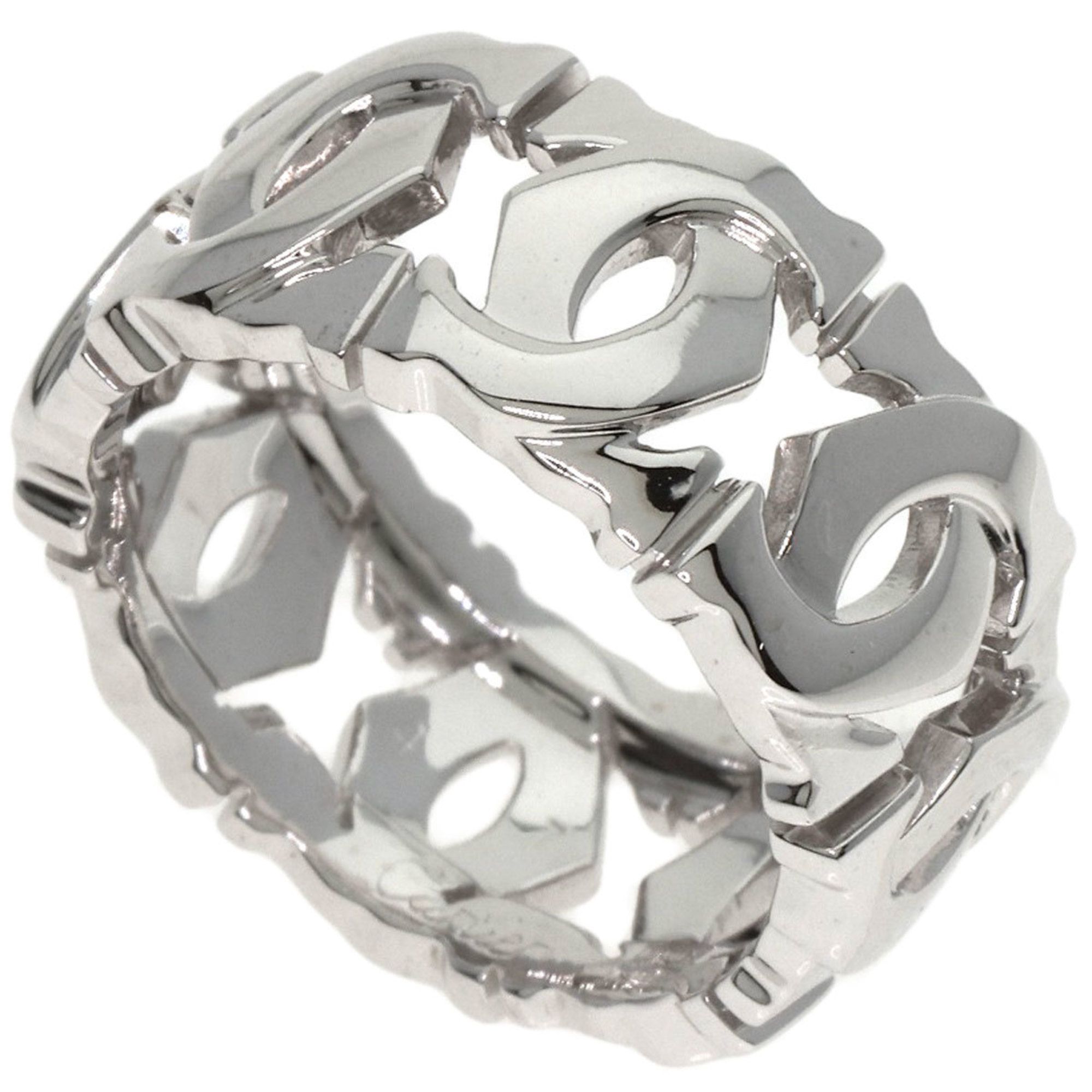 Cartier Entrelacé #47 Ring, 18K White Gold, Women's, CARTIER