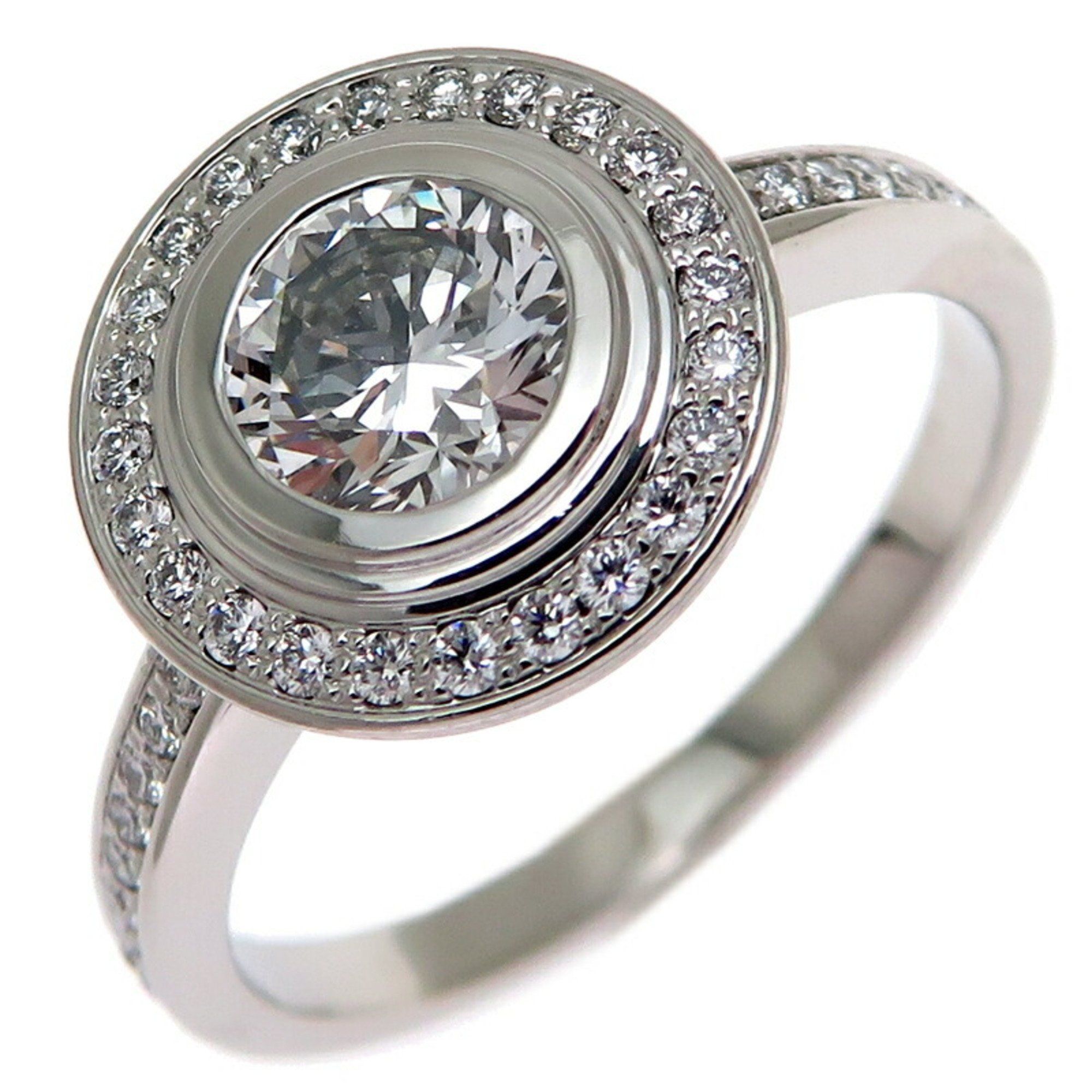 Cartier #50 0.61ct Diamond D'Amour Ladies Ring, Pt950 Platinum, Size 10