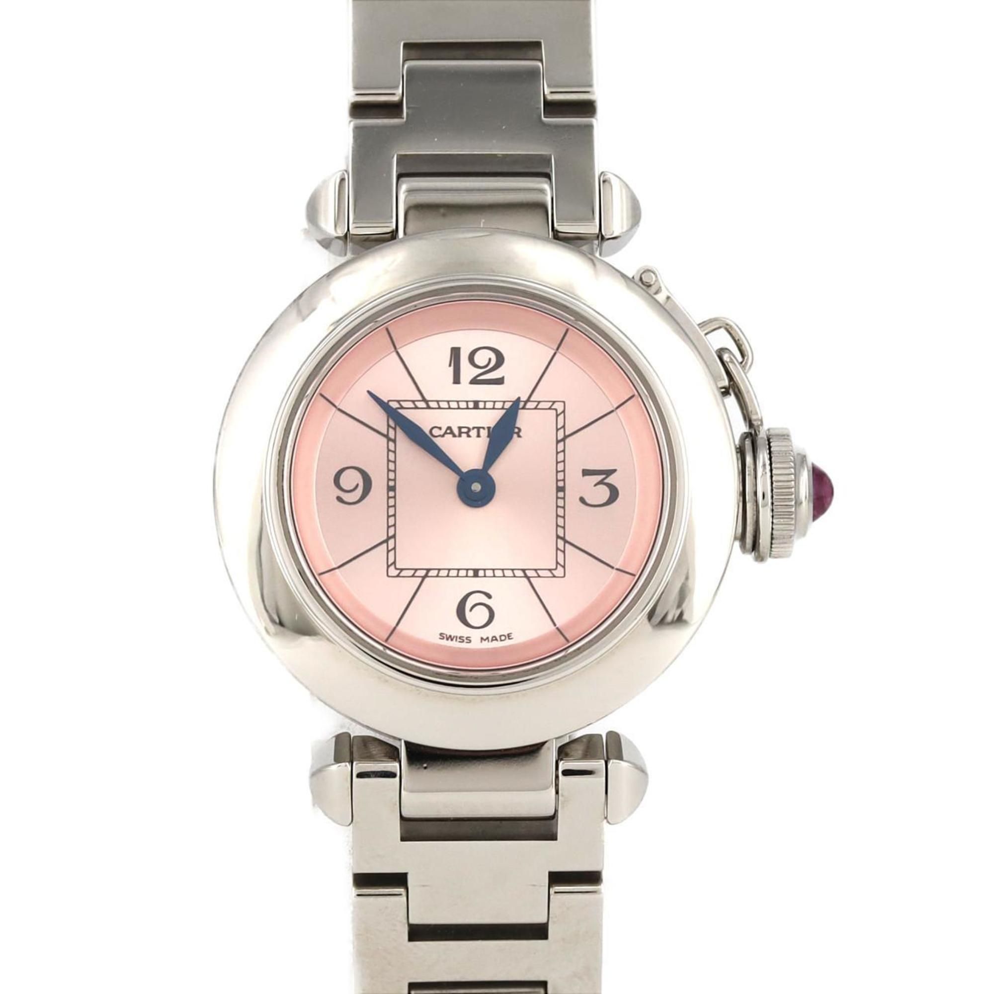 Cartier Miss Pasha W3140008 SS Quartz Watch