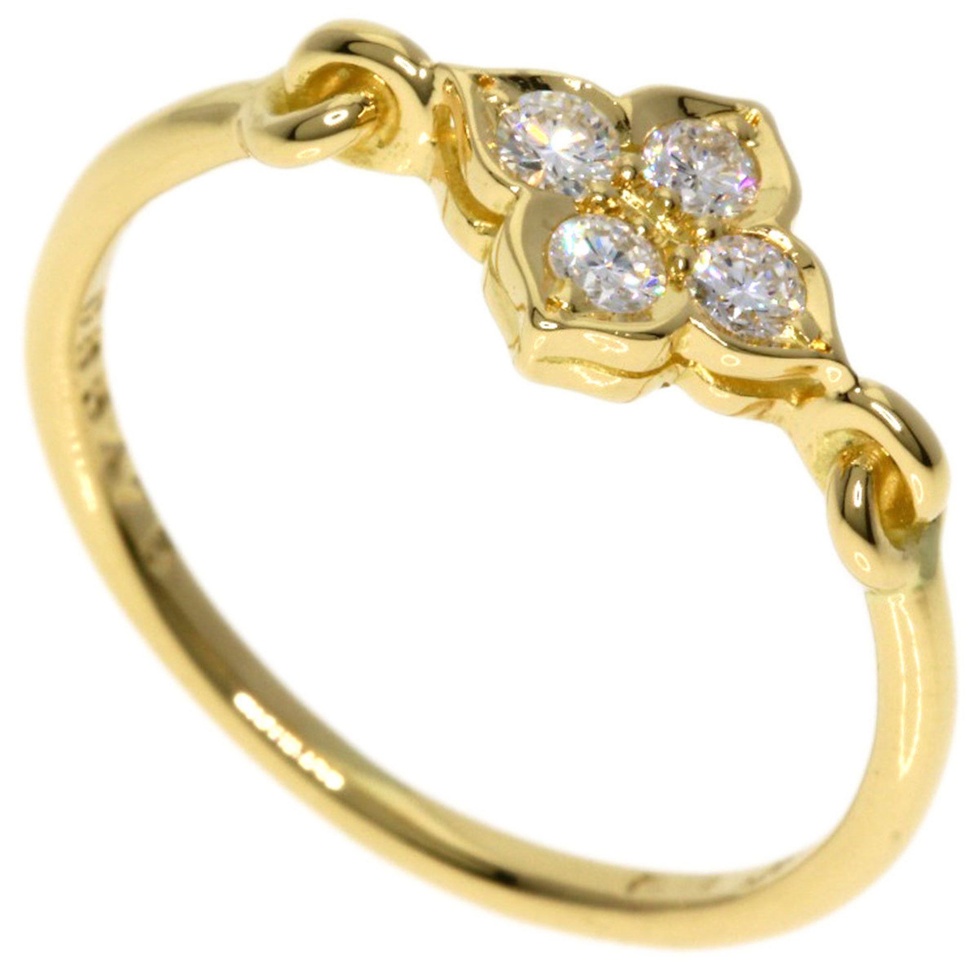 Cartier Hindu Ring Diamond K18 Yellow Gold Women's CARTIER