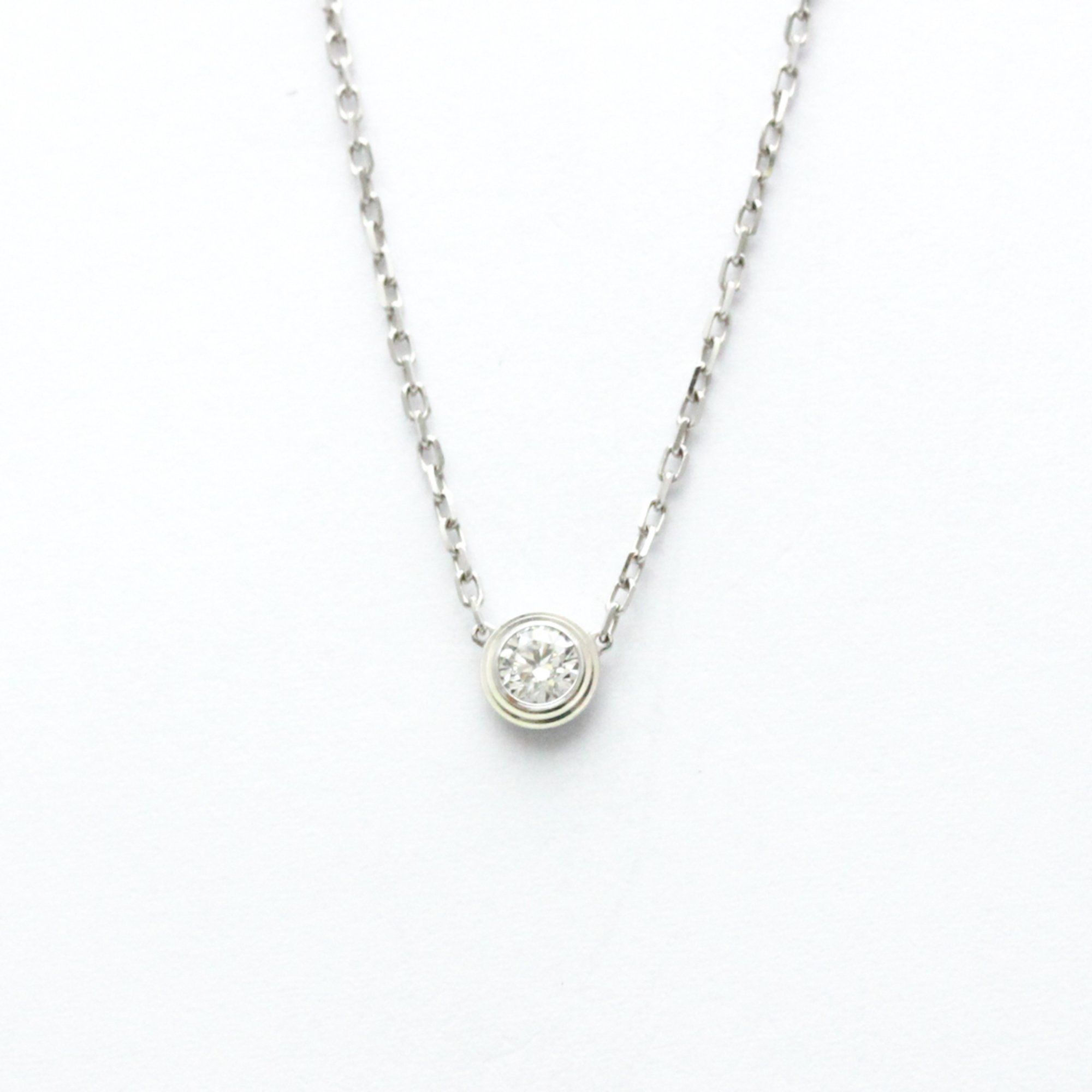 Cartier Diamants Légers De Cartier B7215600 White Gold (18K) Diamond Men,Women Fashion Pendant Neckl