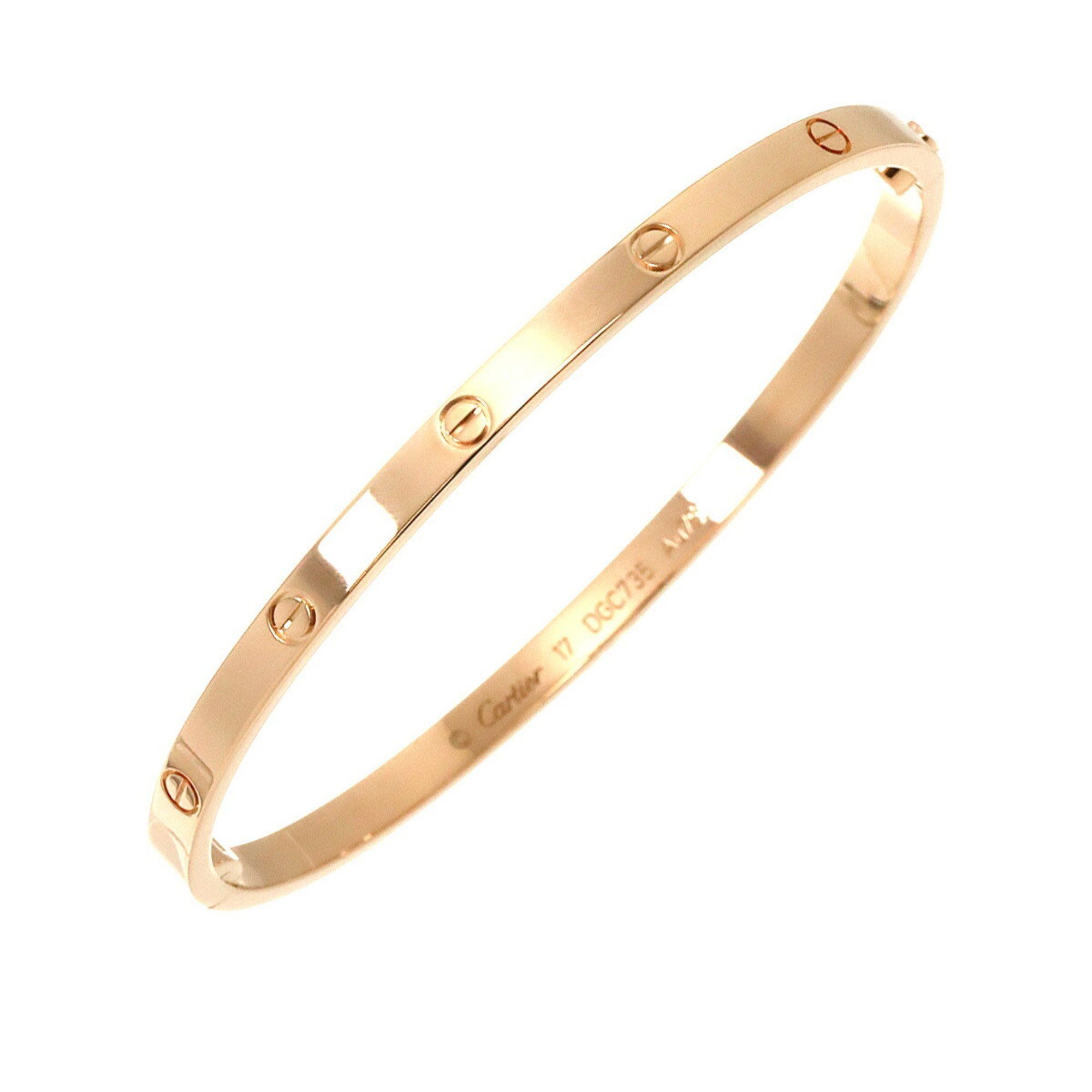 Cartier Love Bracelet Small SM #17 K18 PG Pink Gold 750 Bangle Bracele