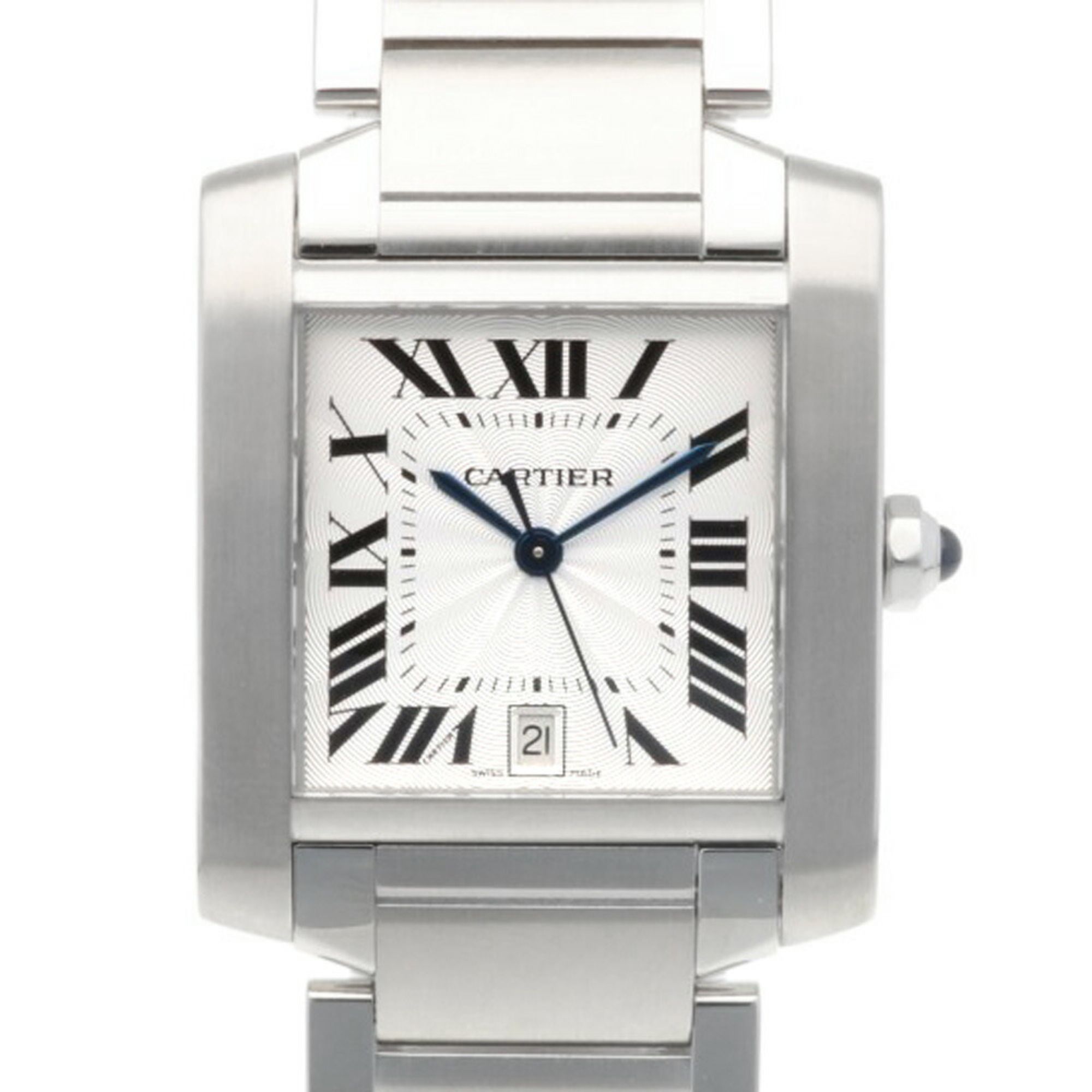 Cartier Tank Francaise LM Watch Stainless Steel W5100293 Automatic Men's CARTIER Overhauled