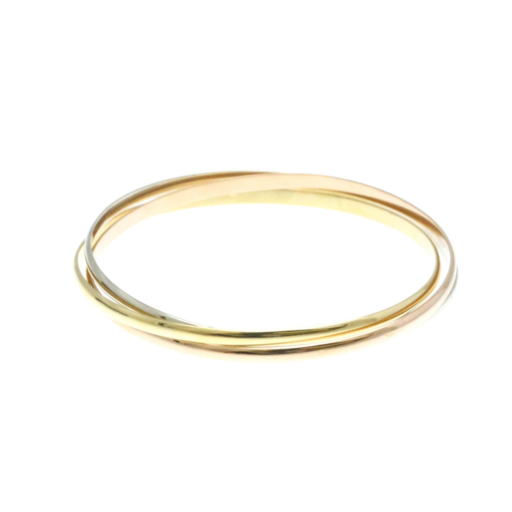 Cartier Trinity Bangle Bracelet Pink Gold (18K),White Gold (18K),Yellow Gold (18K) No Stone Bangle G