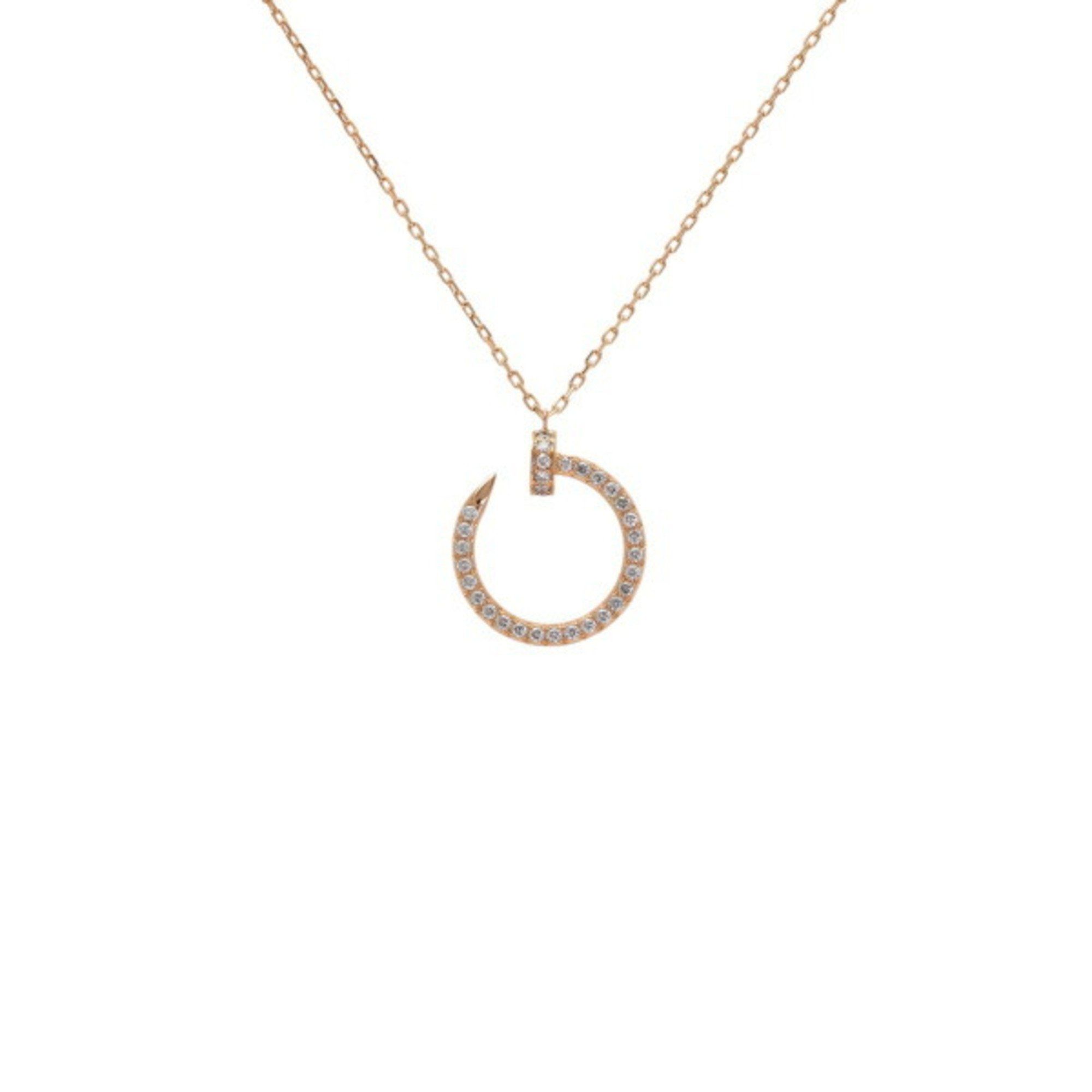 Cartier Juste un Clou K18 pink gold necklace