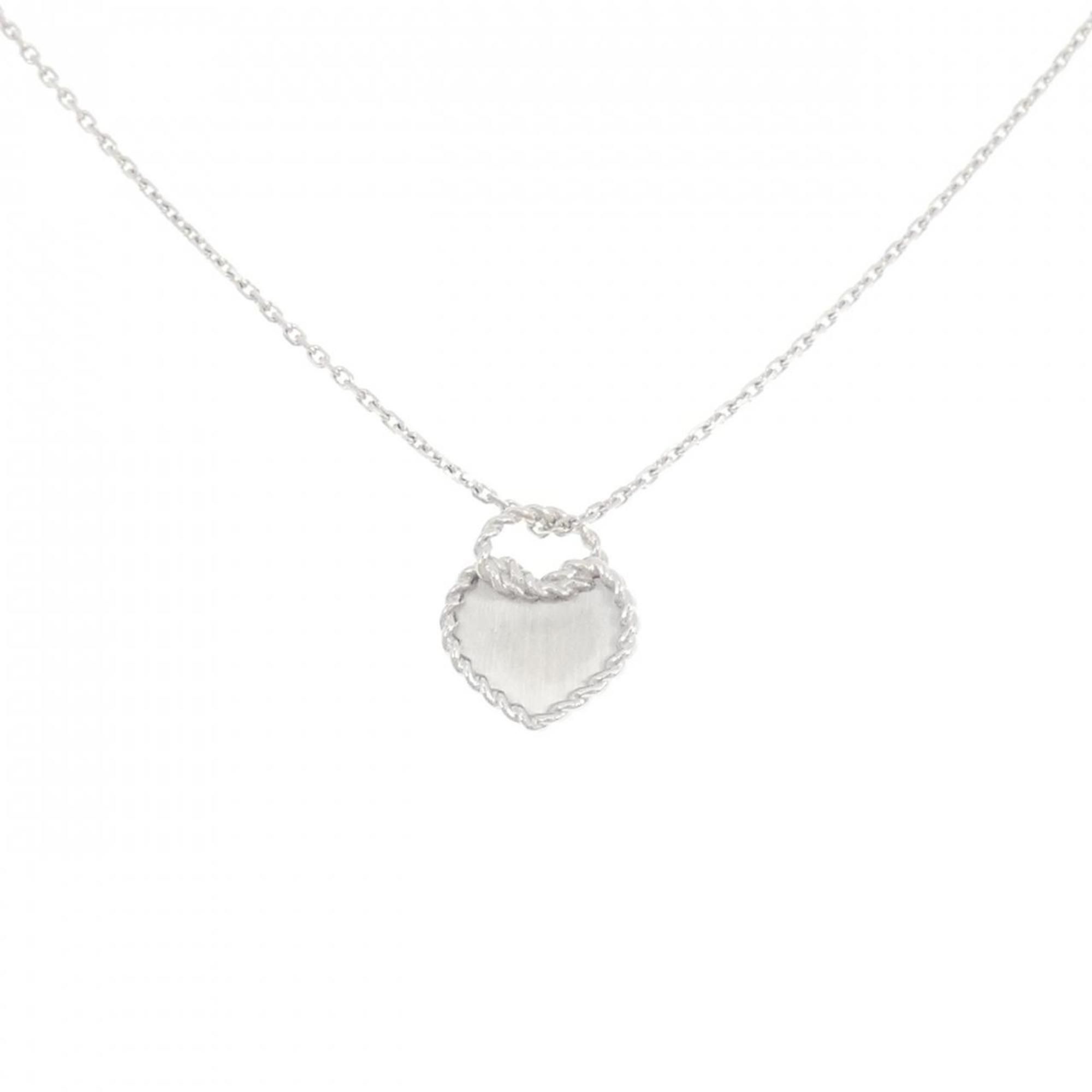 Cartier heart motif necklace