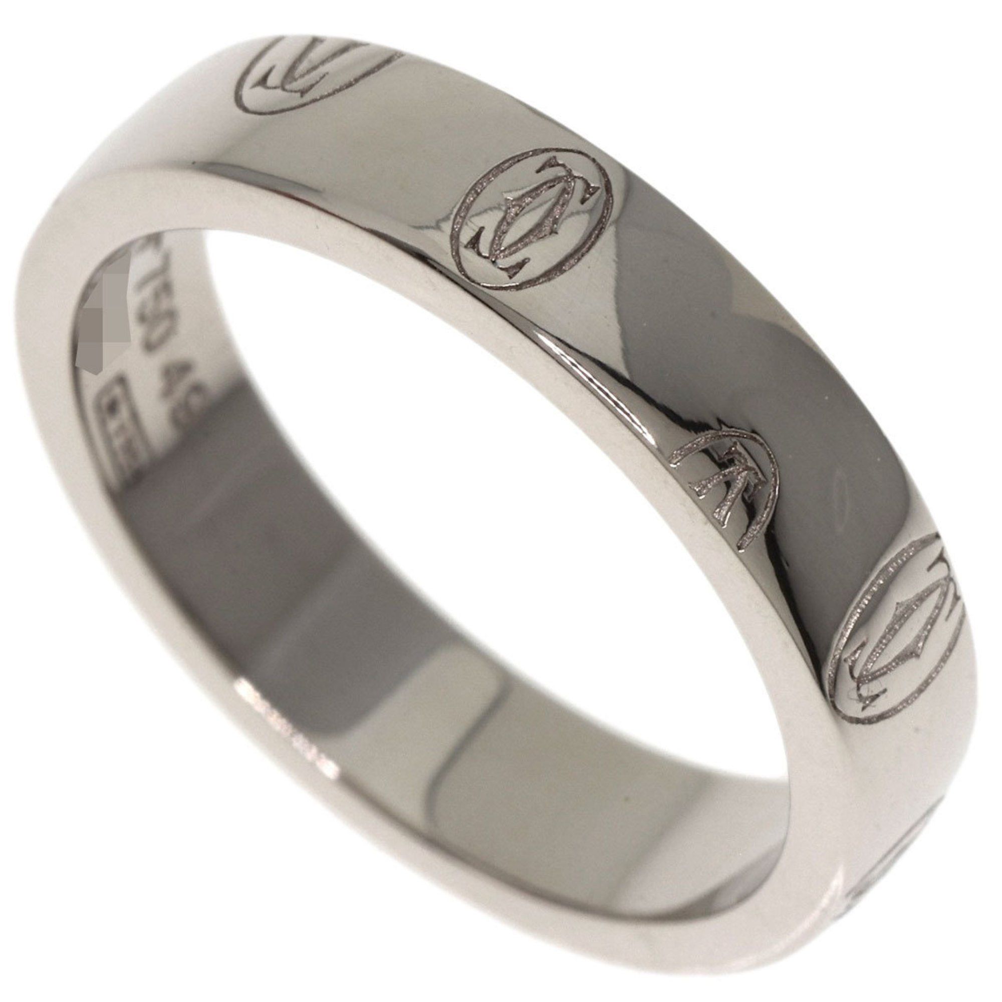 Cartier Happy Birthday #49 Ring, K18 White Gold, Women's