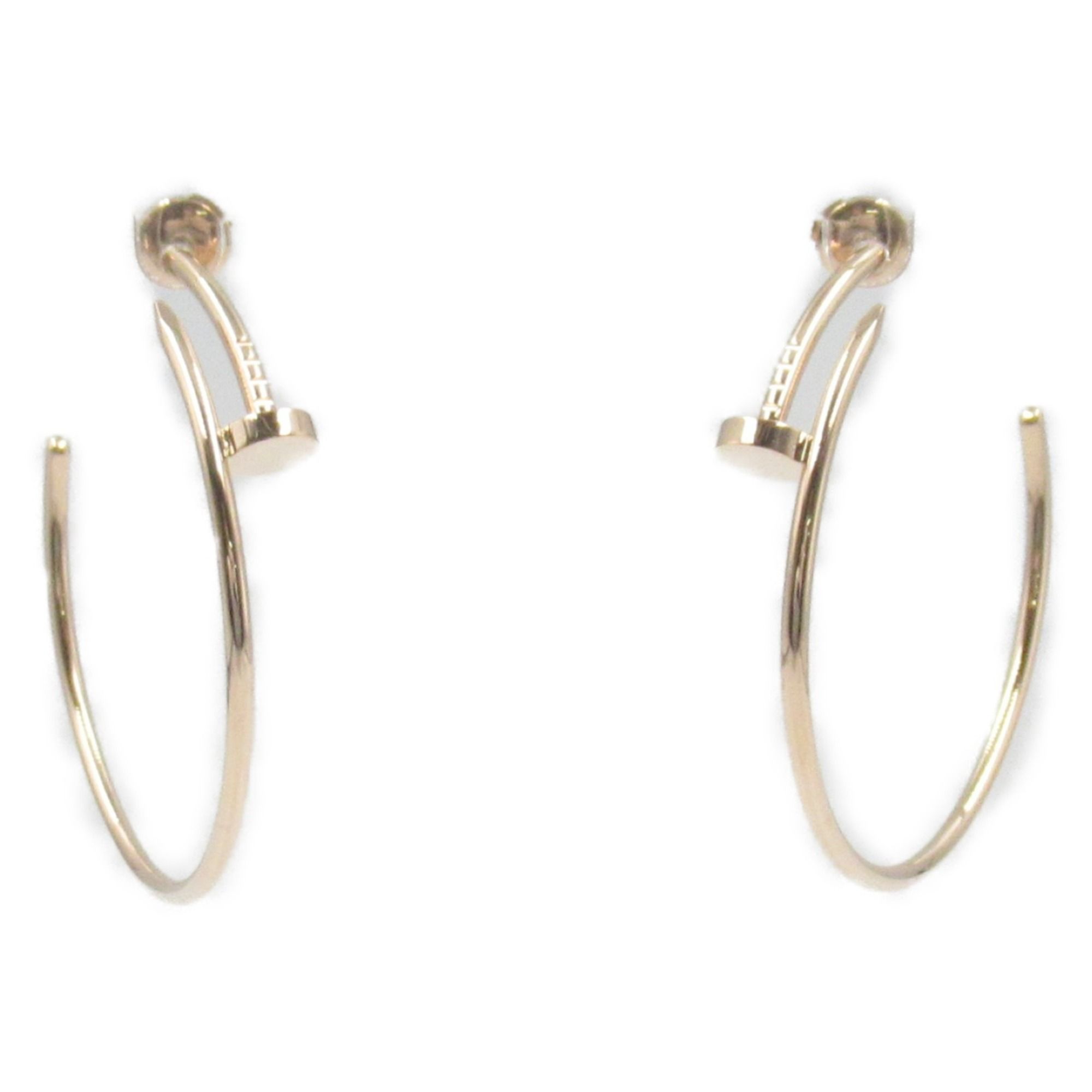 CARTIER Juste un Clou Earrings 18KPG (pink gold) Ladies Gold B8301211