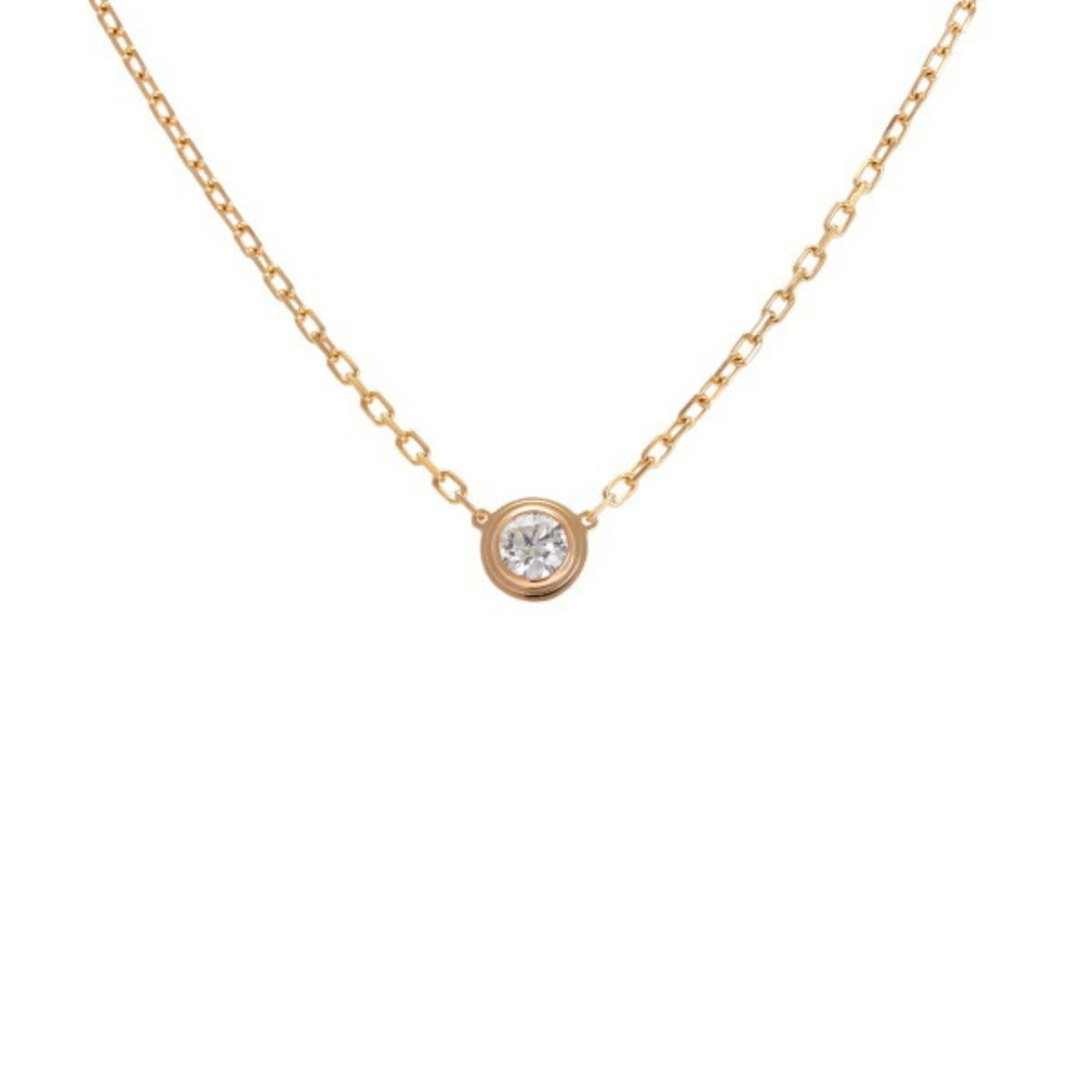 Cartier D'Amour (Diamant Léger) LM K18 pink gold necklace