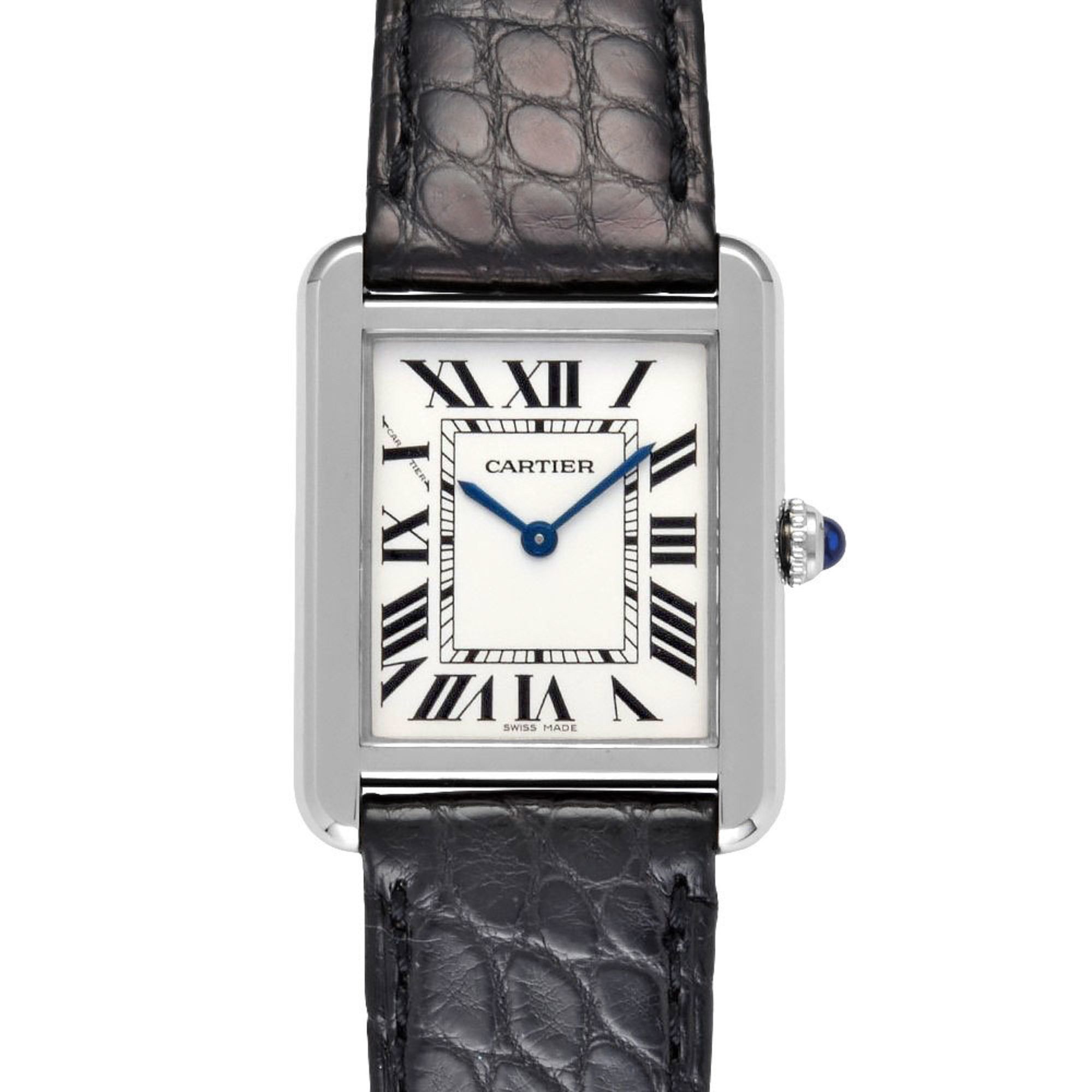 Cartier W1018255 Tank Solo SM Watch Quartz Silver Dial Women's