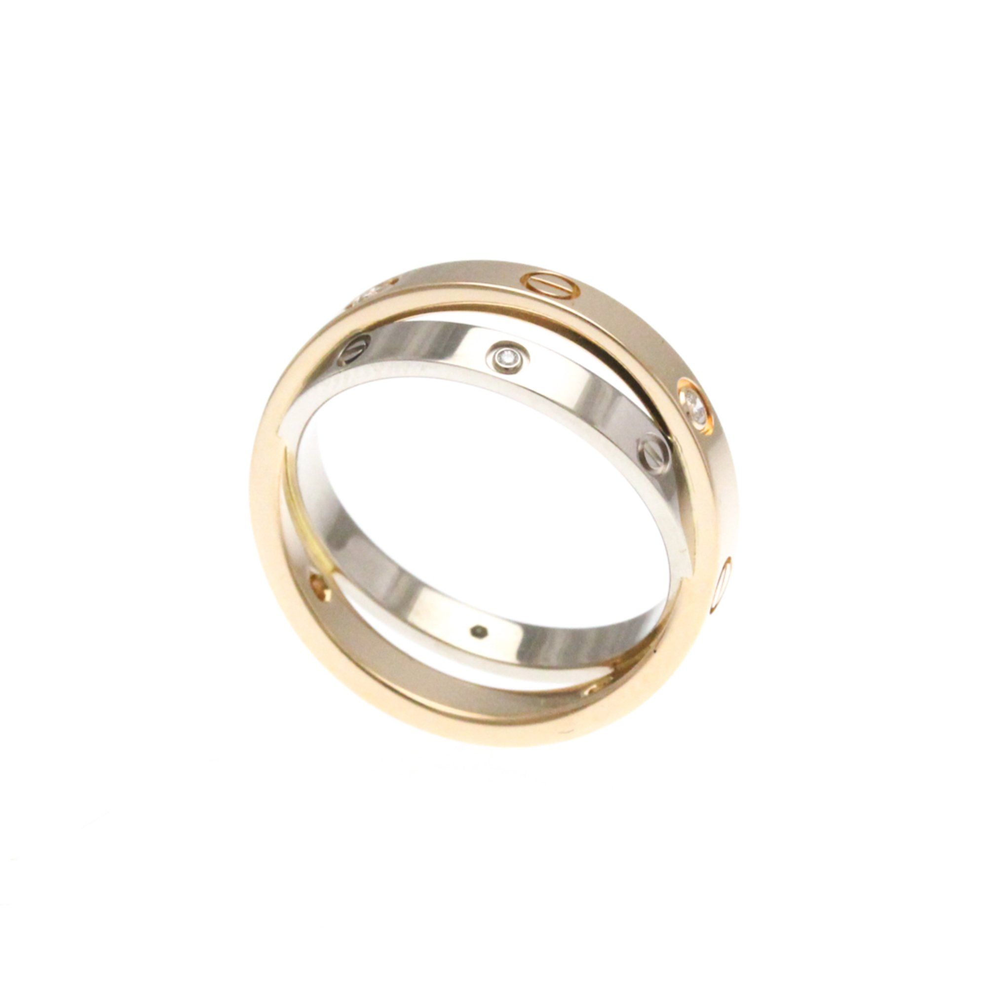 Cartier Be Love Ring Pink Gold (18K),White Gold (18K) Fashion Diamond Band Ring Pink Gold,Silver