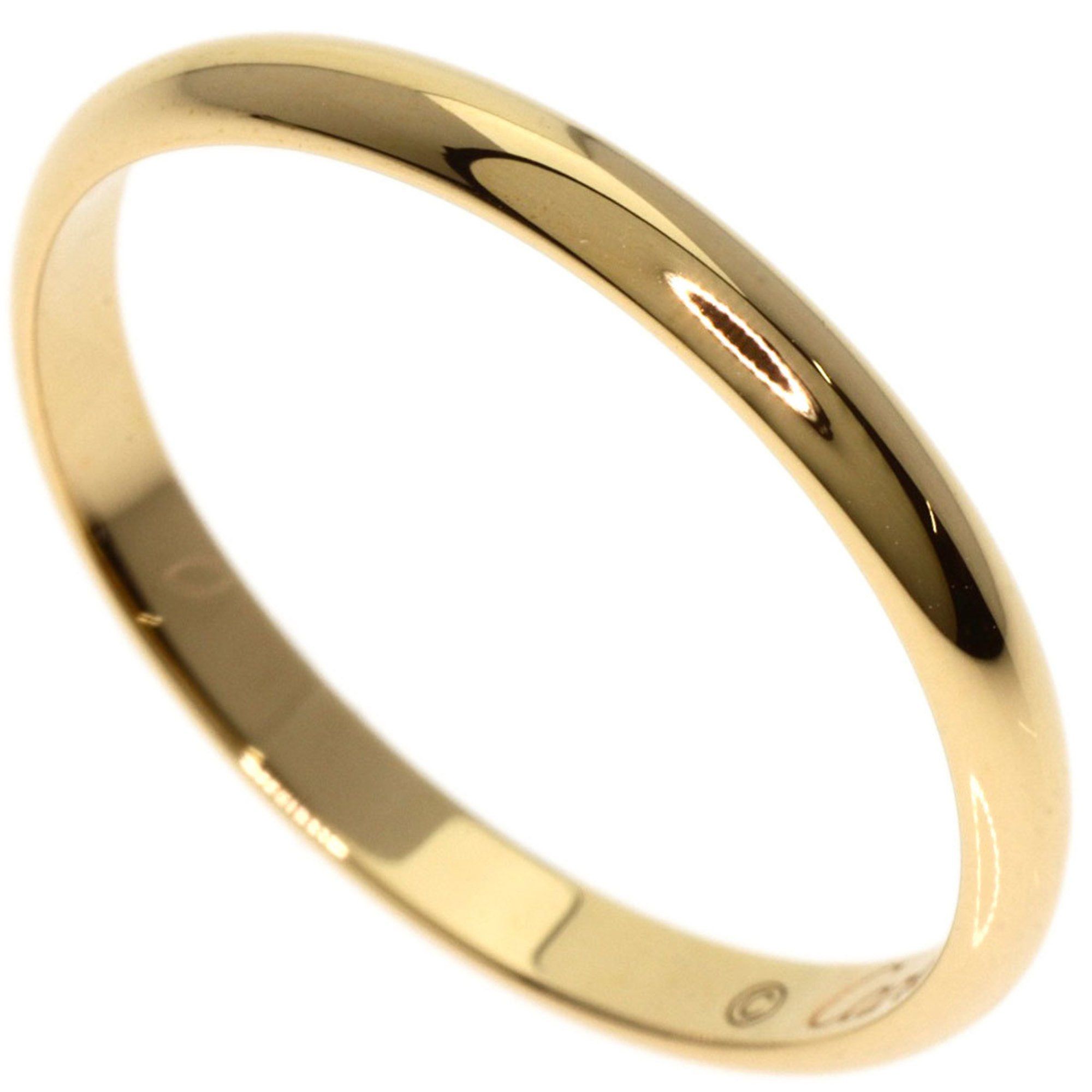 Cartier Classic Wedding #59 Ring 18K Yellow Gold Men's Women's CARTIER
