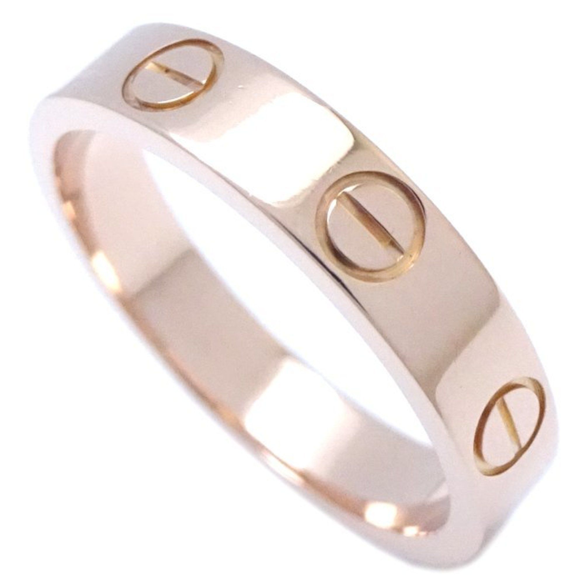 CARTIER Mini Love Ring #50 B4049700 K18PG Pink Gold 293248