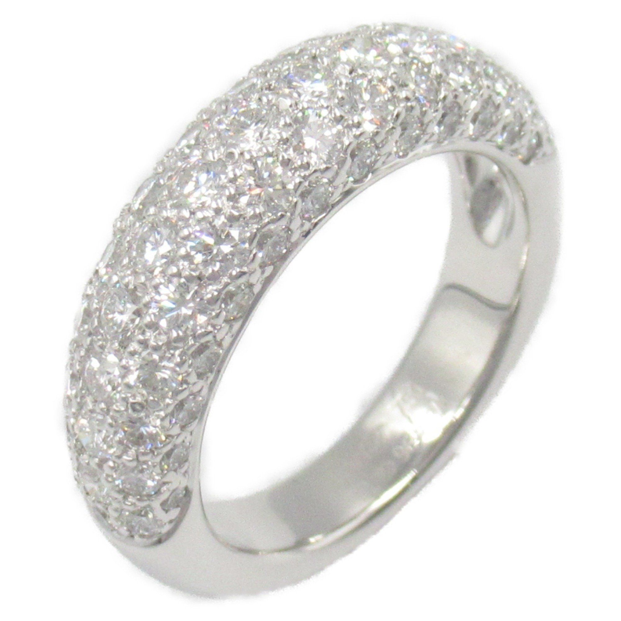 CARTIER Ethancel Pavé Diamond Ring, 18K White Gold, Diamond, Women's, Clear