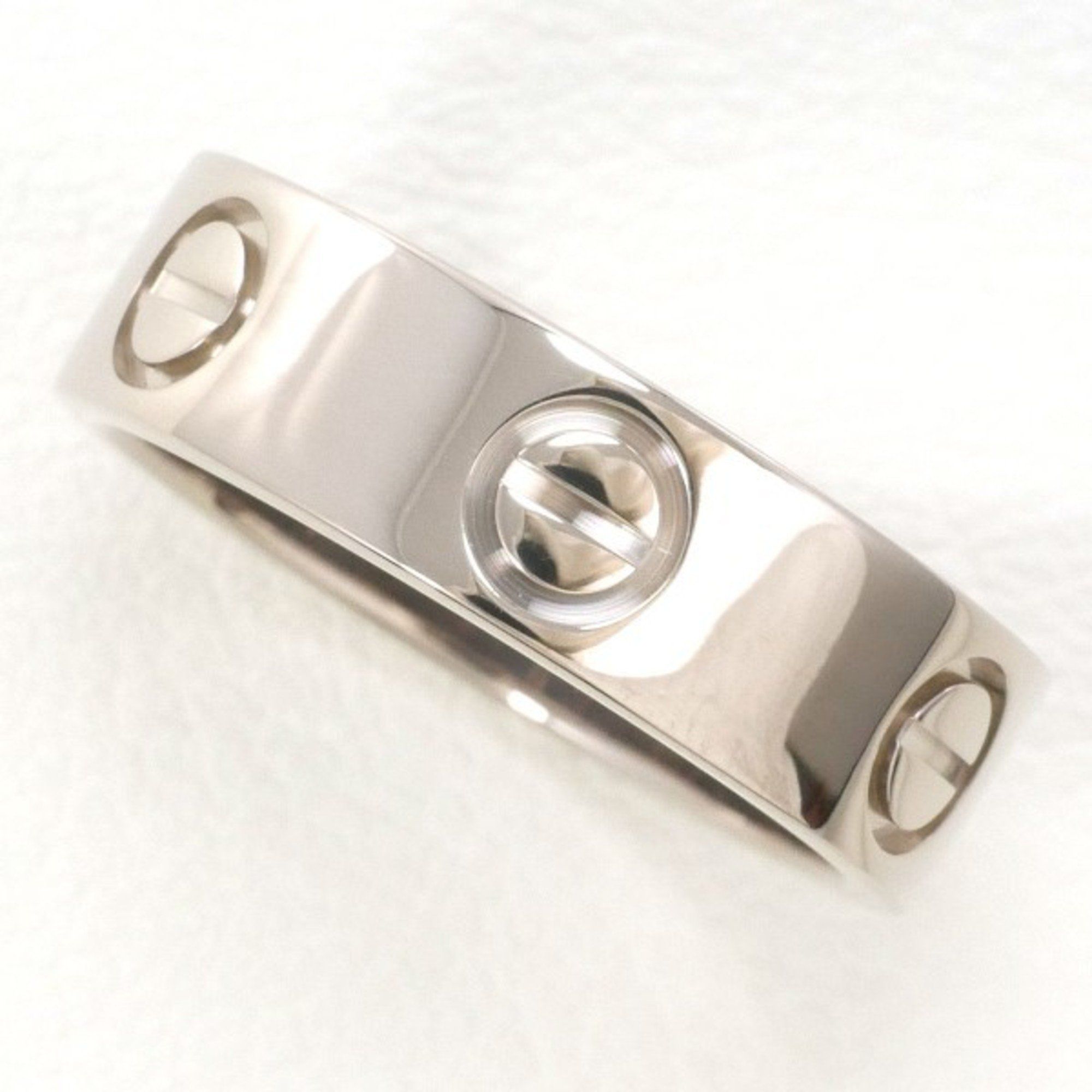 Cartier Love K18WG Ring Total weight approx. 6.4g