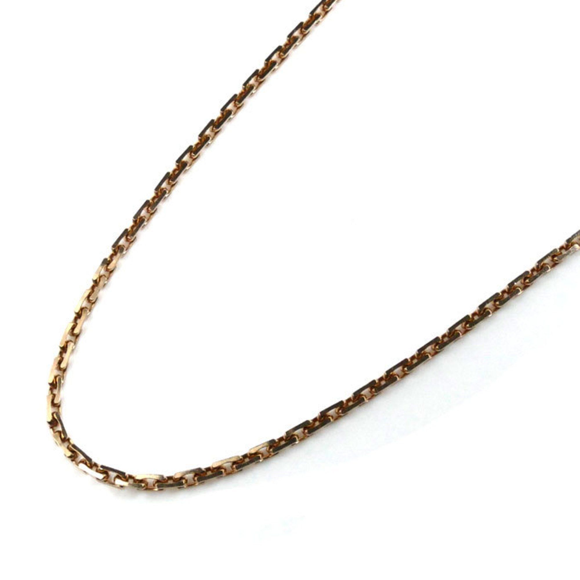 CARTIER K18PG Pink Gold Slave Necklace 4.9g 42cm Women's