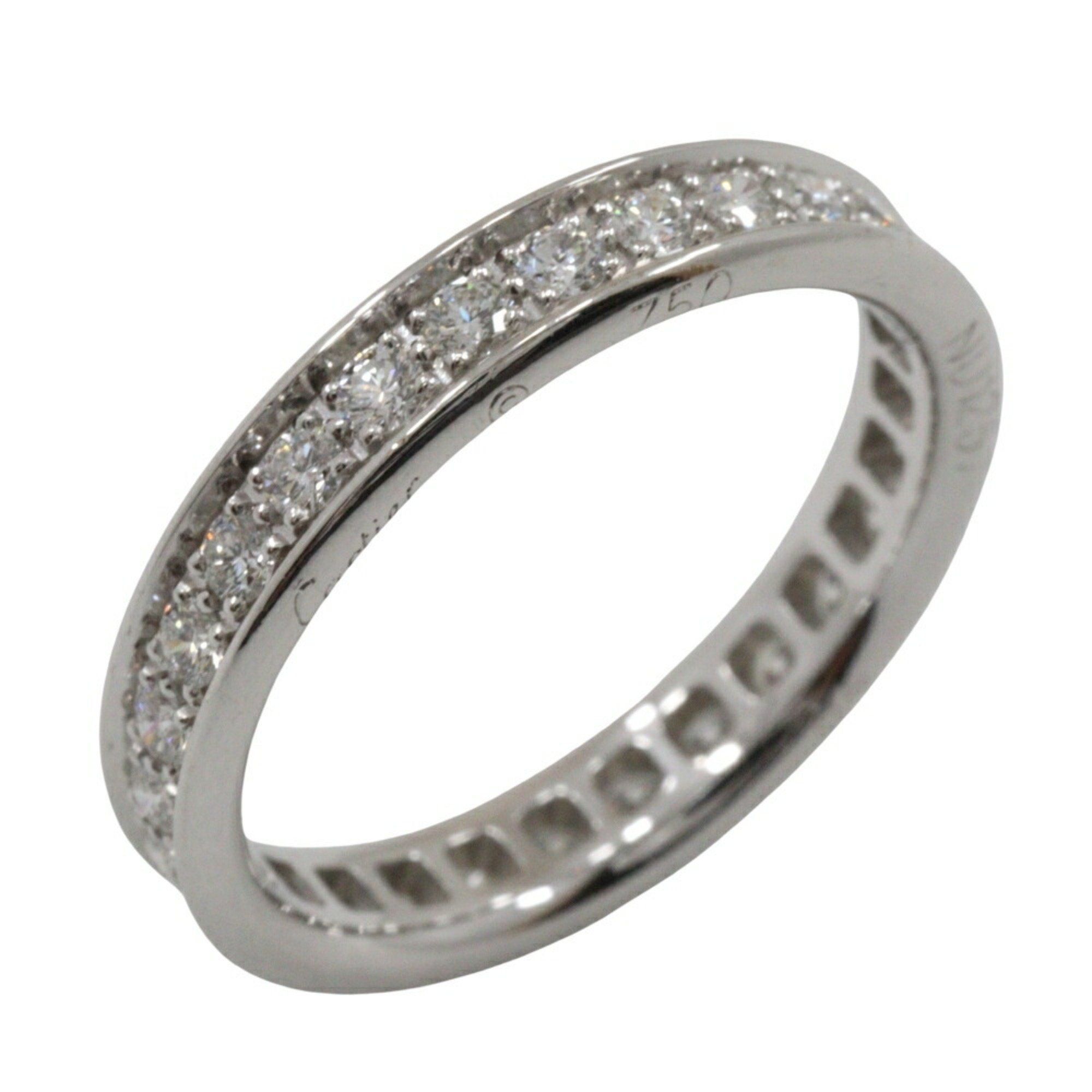 Cartier Ballerina Eternity size 7.5 ring, K18 white gold x diamond, approx. 2.6g, Eternity, for wome